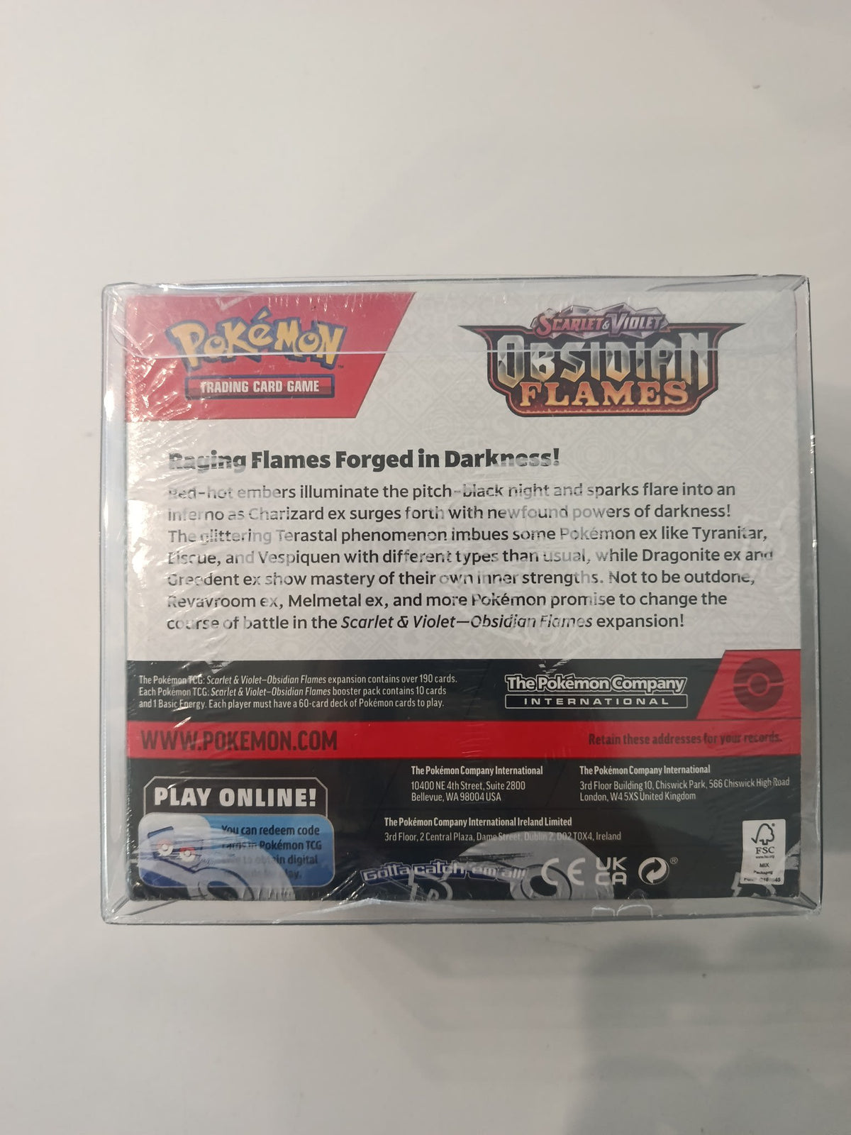 Pokemon Obsidian Flames Charizard ex 2023 (English) - view 2