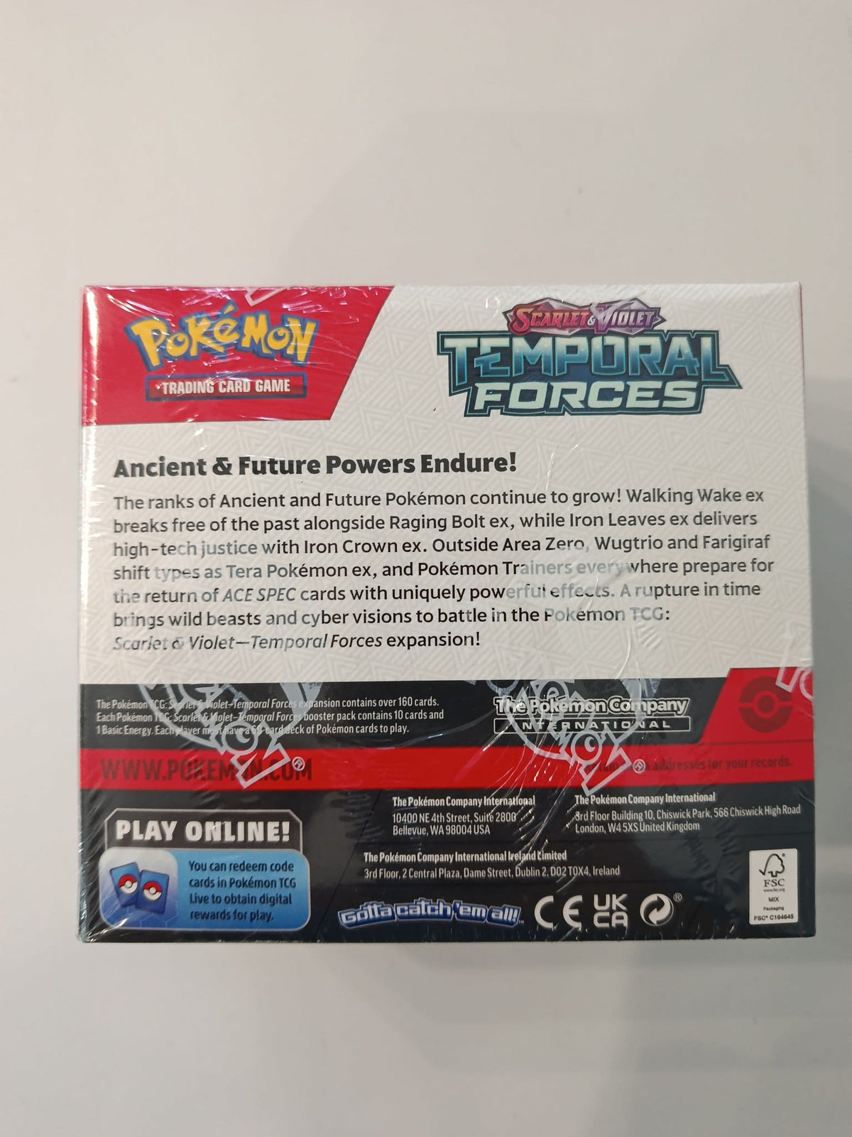 Pokemon Temporal Forces Walking Wake ex 2024 (English) - view 2