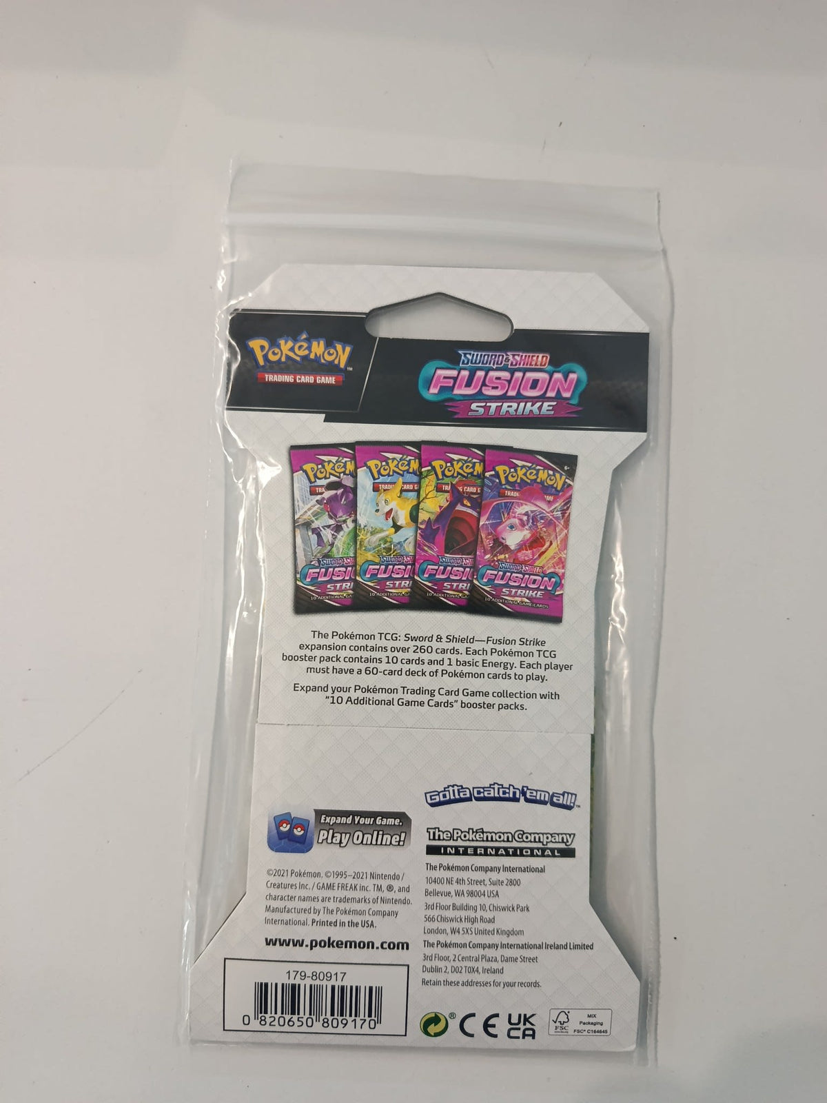Pokemon Sword & Shield—Fusion Strike Sneasler Booster Pack 2021 (English) - view 2