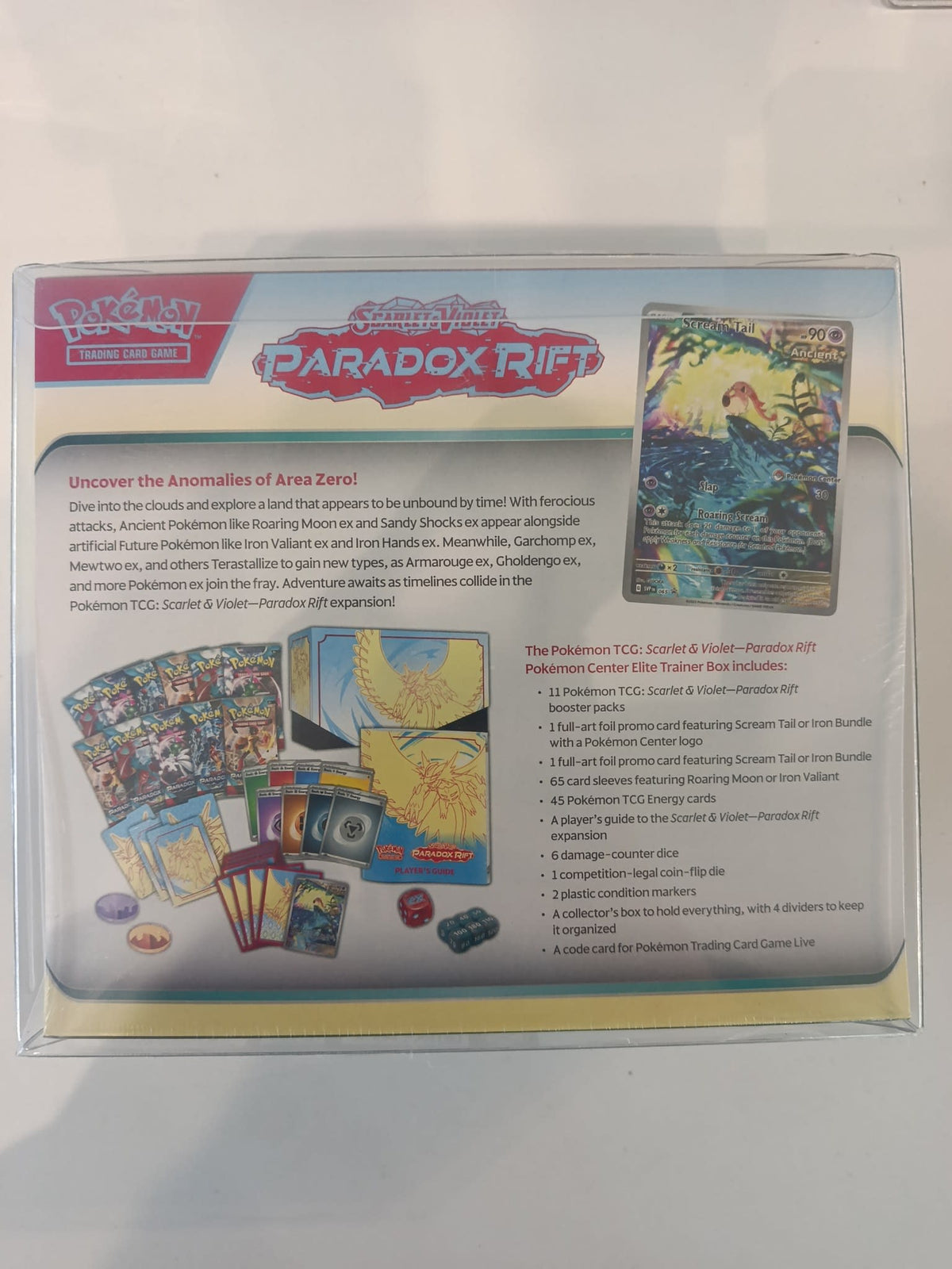 Pokemon Scarlet & Violet—Paradox Rift Sandy Shocks ex Elite Trainer Box 2023 (English) - view 2