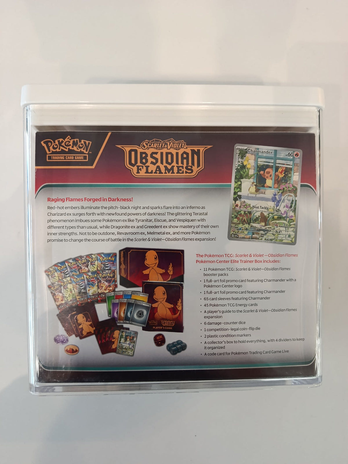 Pokemon Scarlet & Violet Obsidian Flames Charmander Elite Trainer Box 2023 (English) - view 2