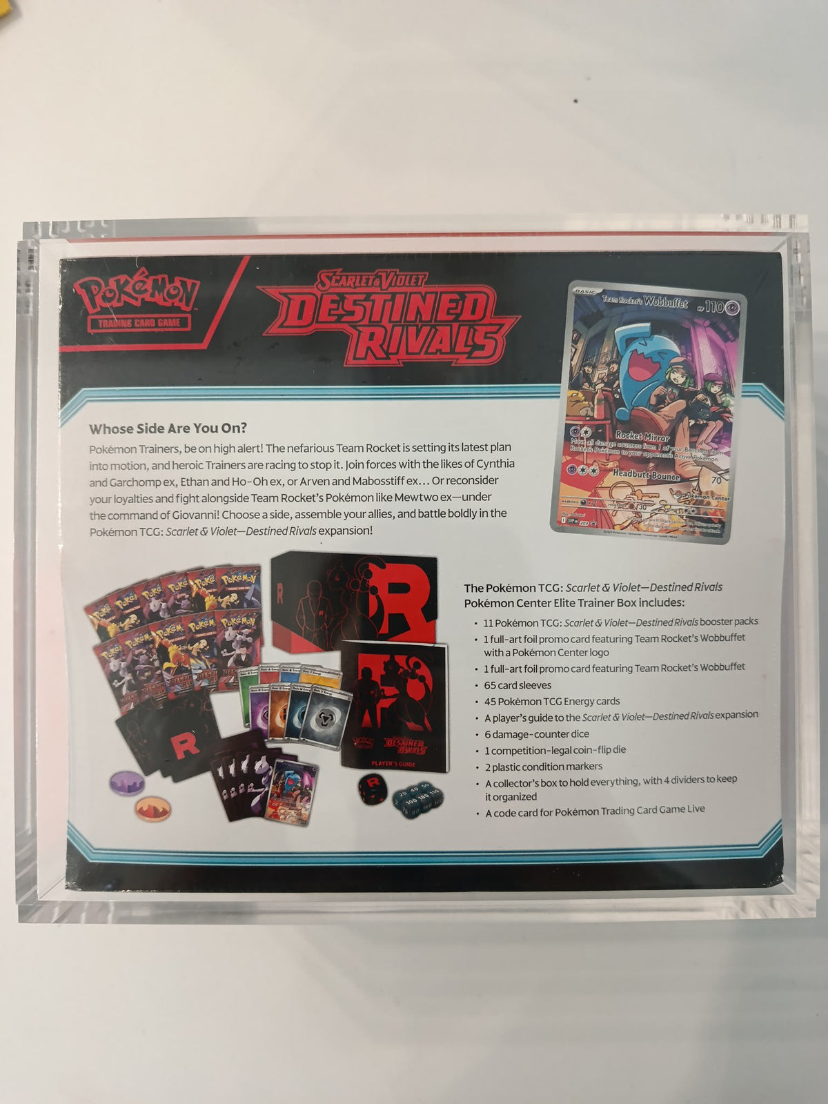 Pokemon Scarlet & Violet—Destined Rivals Mewtwo ex Elite Trainer Box 2025 (English) - view 2