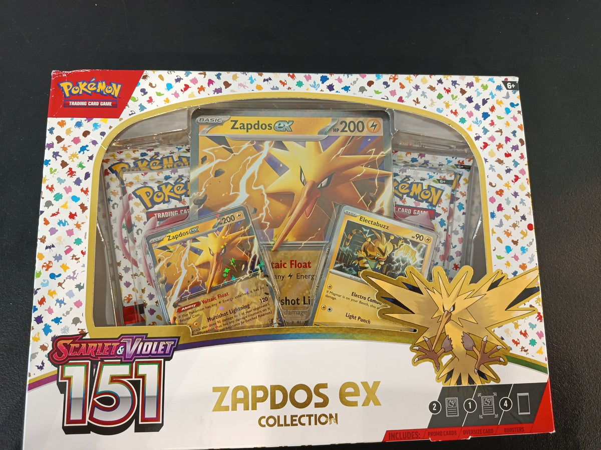 Pokemon Scarlet & Violet 151 Zapdos ex Collection Box 2023 (English)