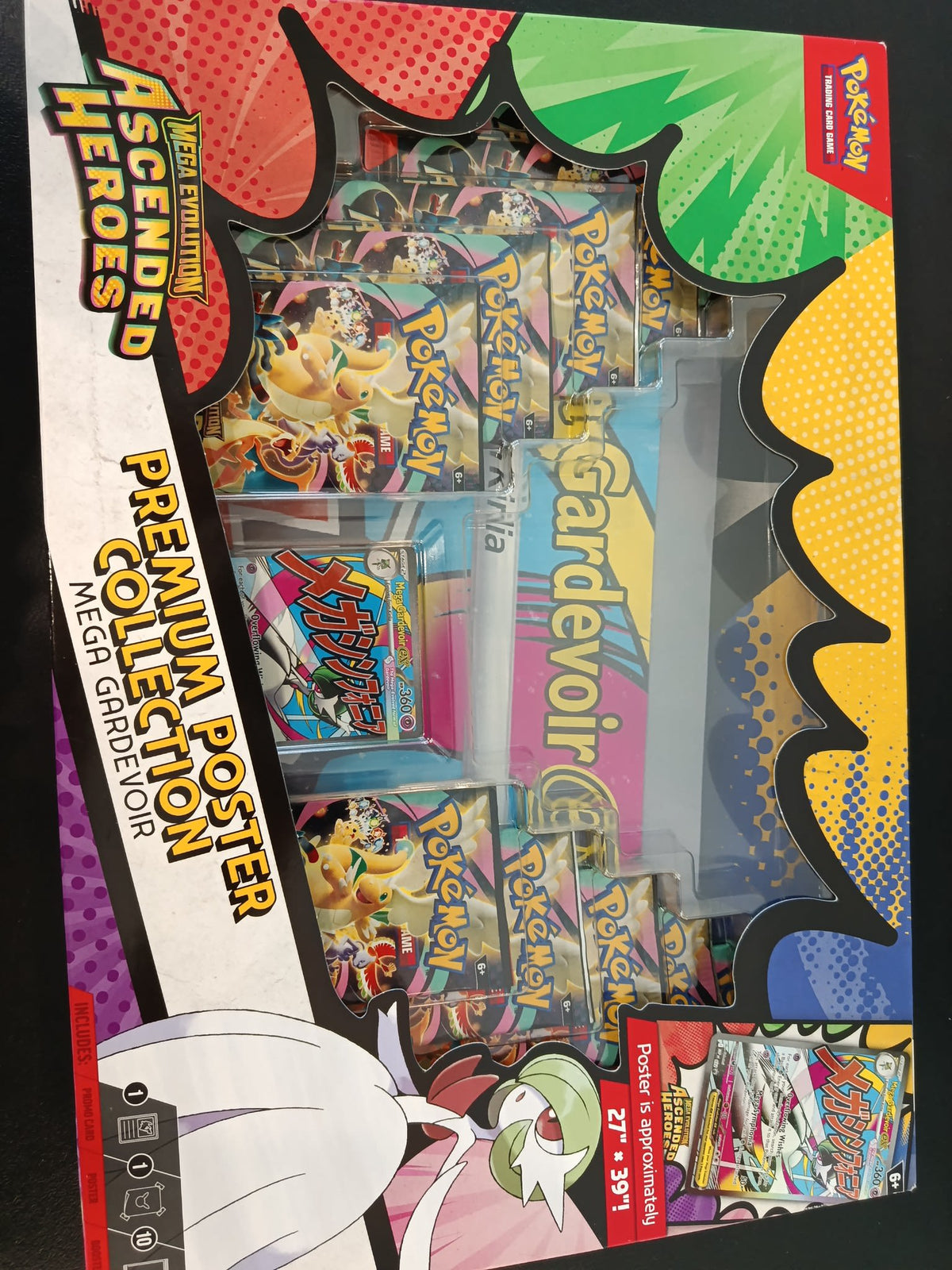 Pokemon Mega Evolution - Ascended Heroes Mega Gardevoir ex Premium Poster Collection 2026
