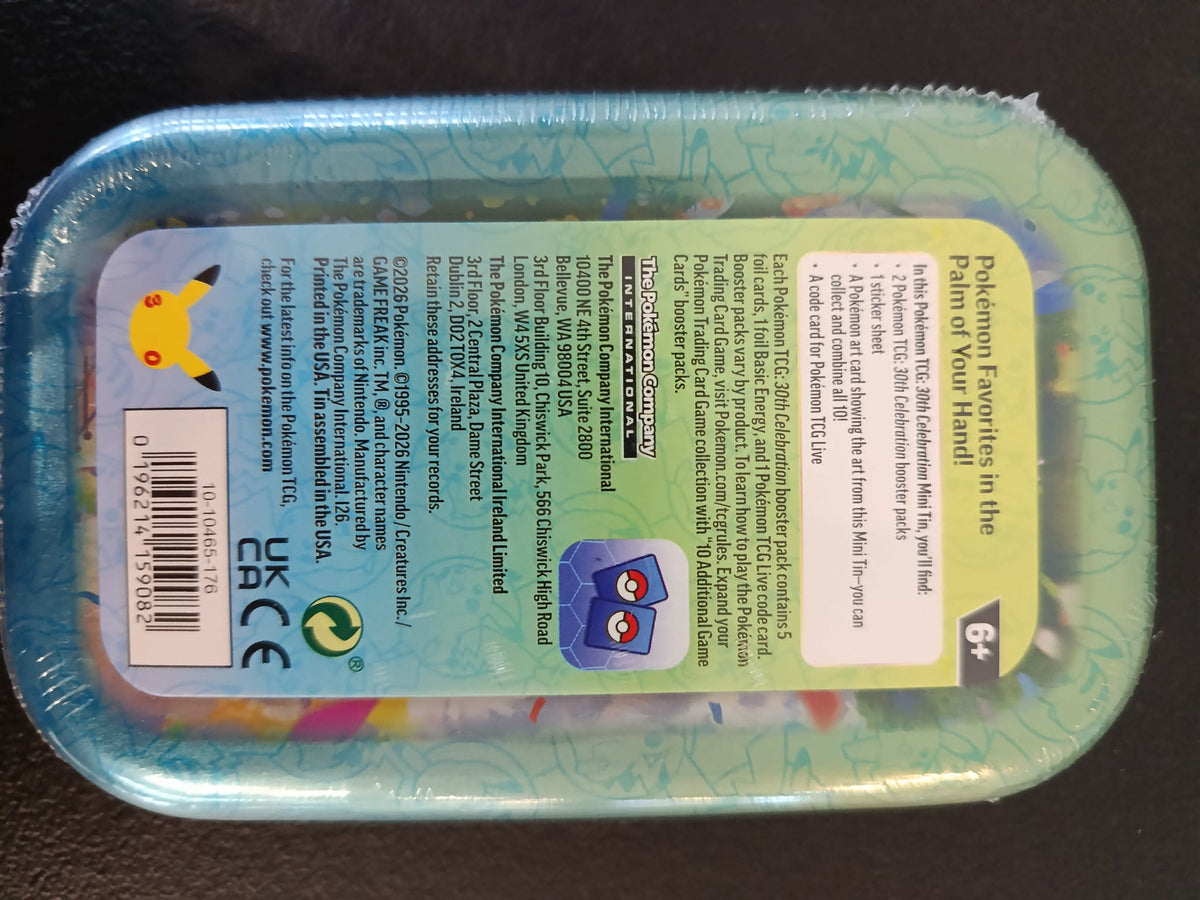 Pokemon 30th Celebration Pikachu Mini Tin 2026 (English) - view 2