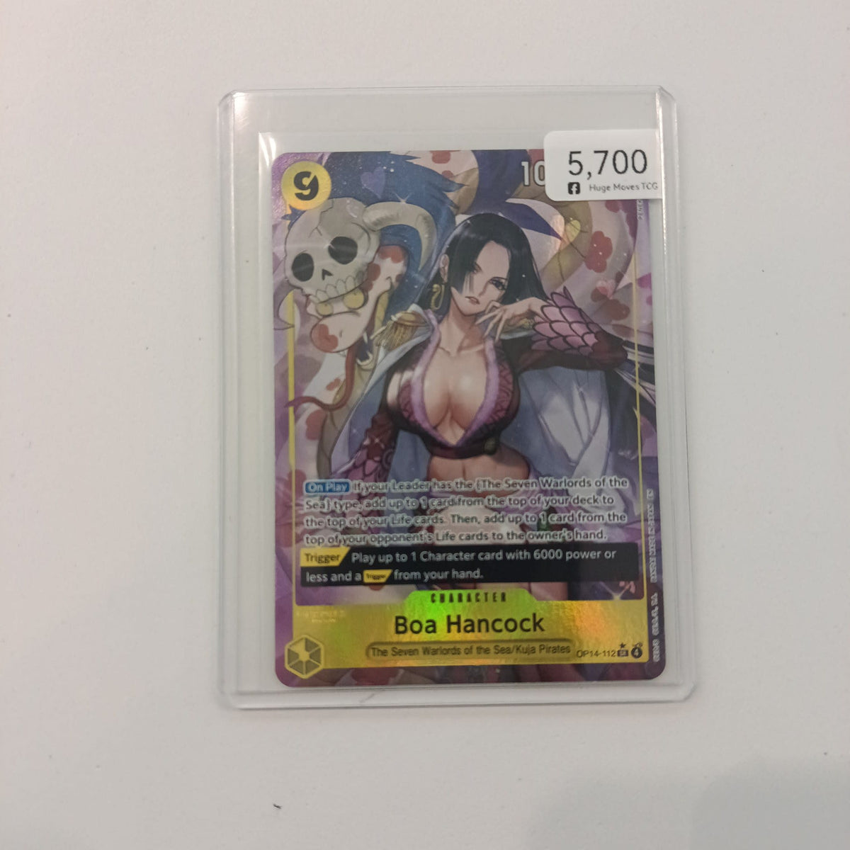 2024 One Piece Card Game OP14 Character Boa Hancock Alternate Art #OP14-112