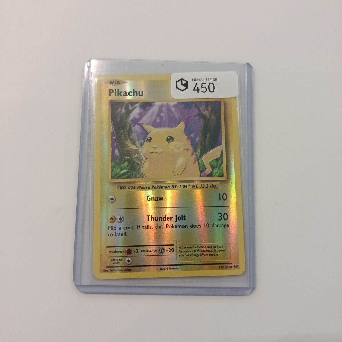2016 Pokemon Company Base Set Pikachu #25 CGC 450