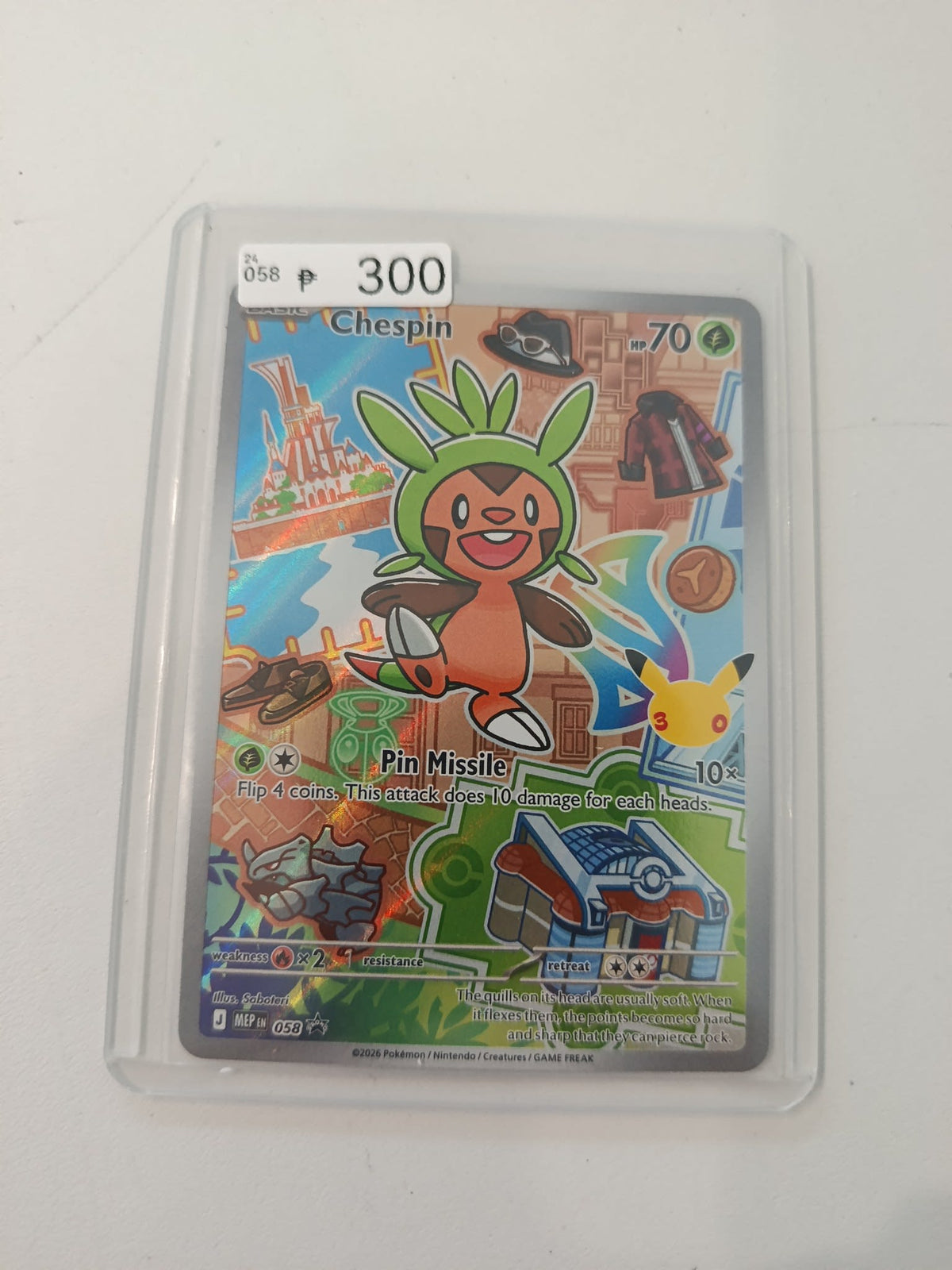 Pokemon Chespin MEP #058 2026 (English)