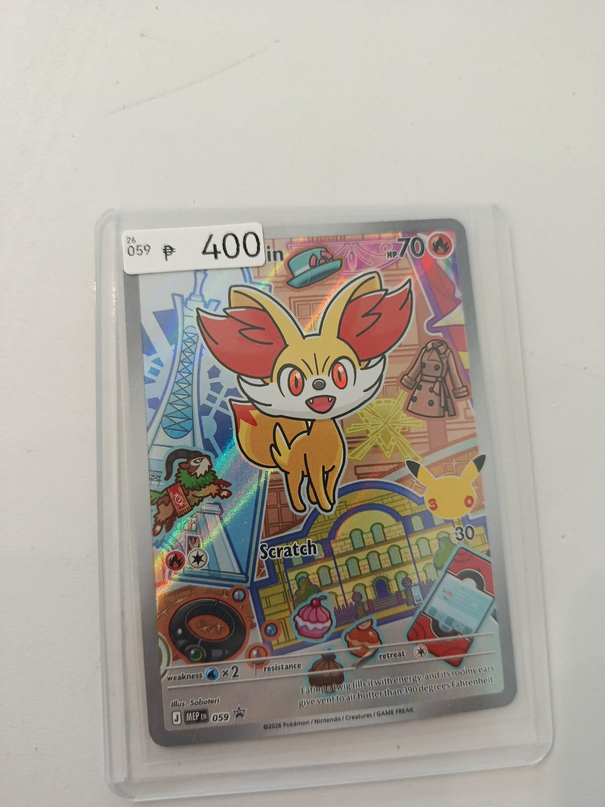 Pokemon Fennekin MEP #059 2026 (English)