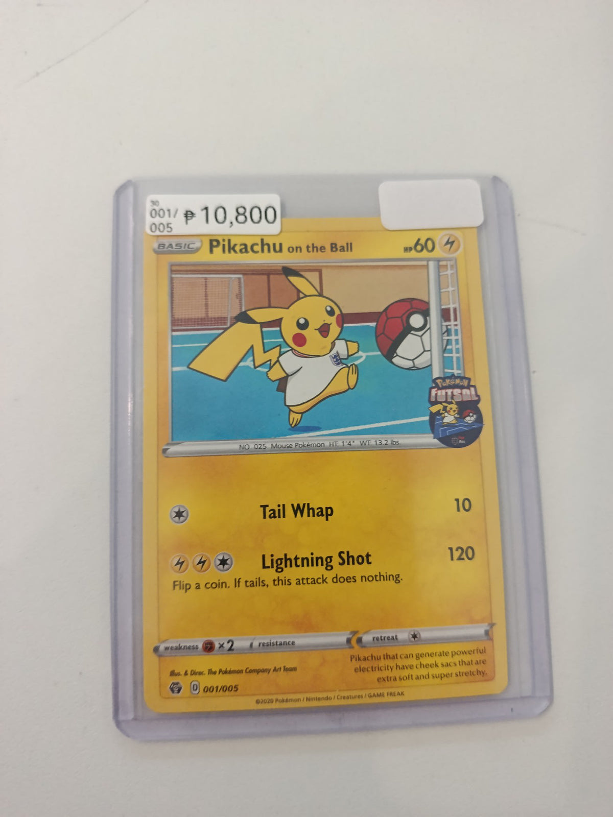Pokemon Pikachu on the Ball Futsal Collection #001/005 2020 (English) 001/005