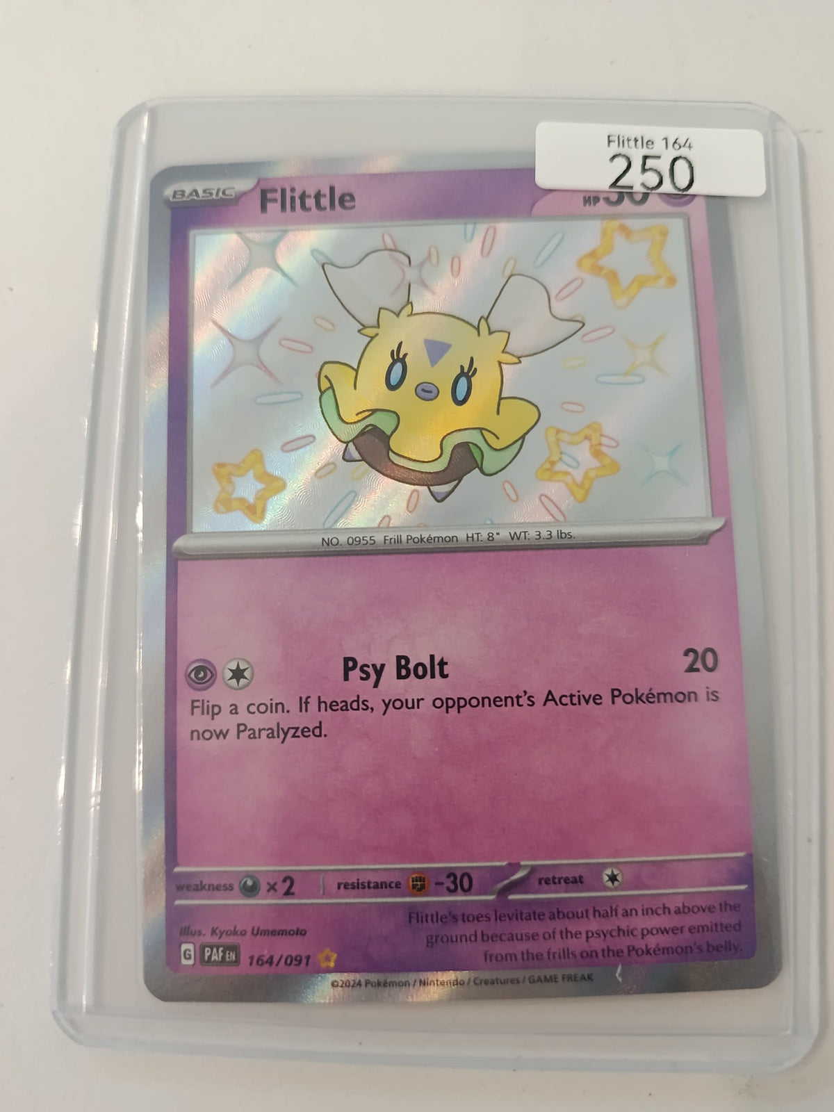 Pokemon Flittle PAF #164/091 2024 (English) 164/091