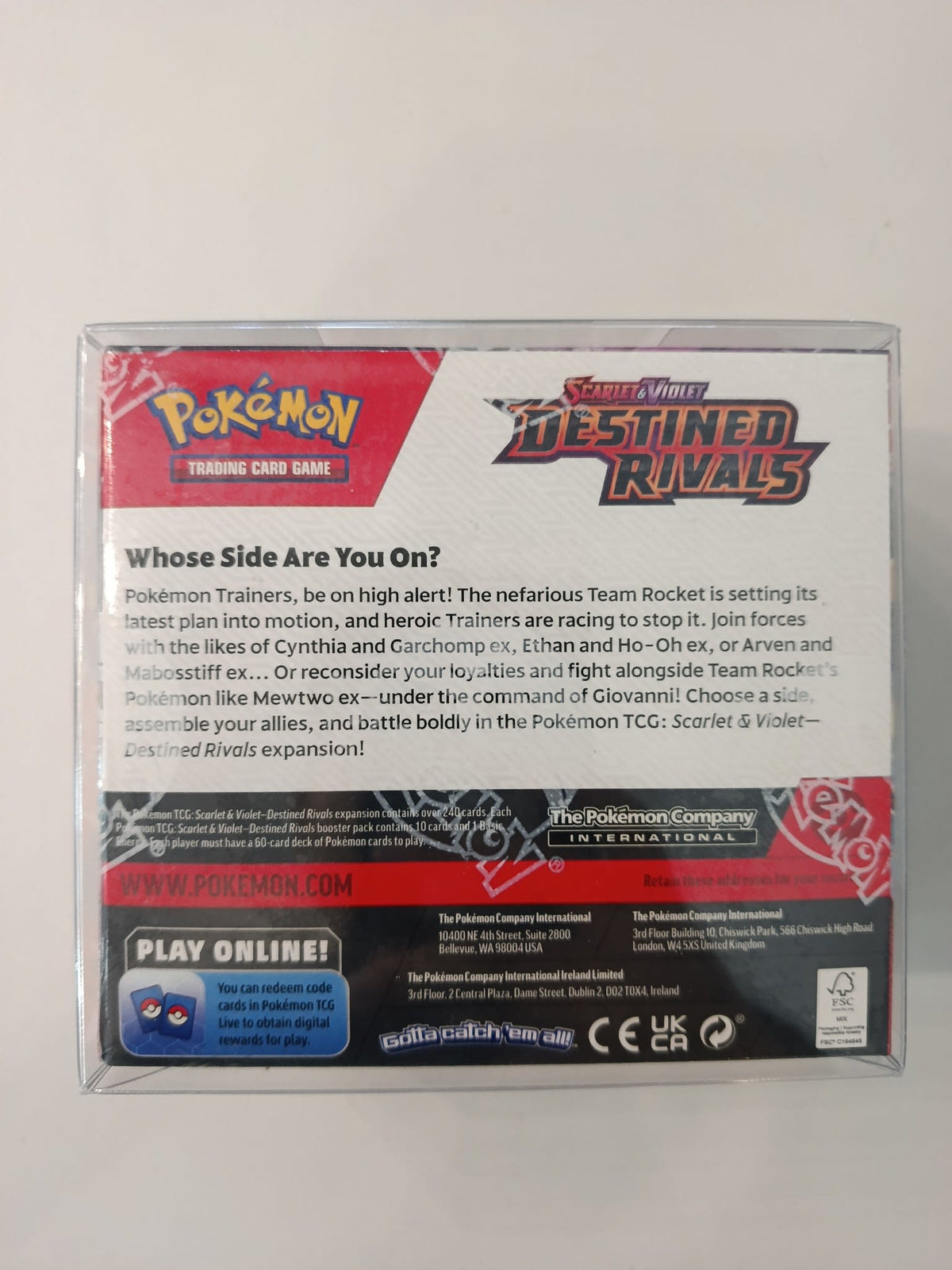Pokemon Scarlet & Violet Destined Rivals Mewtwo ex 2025 (English) - view 2