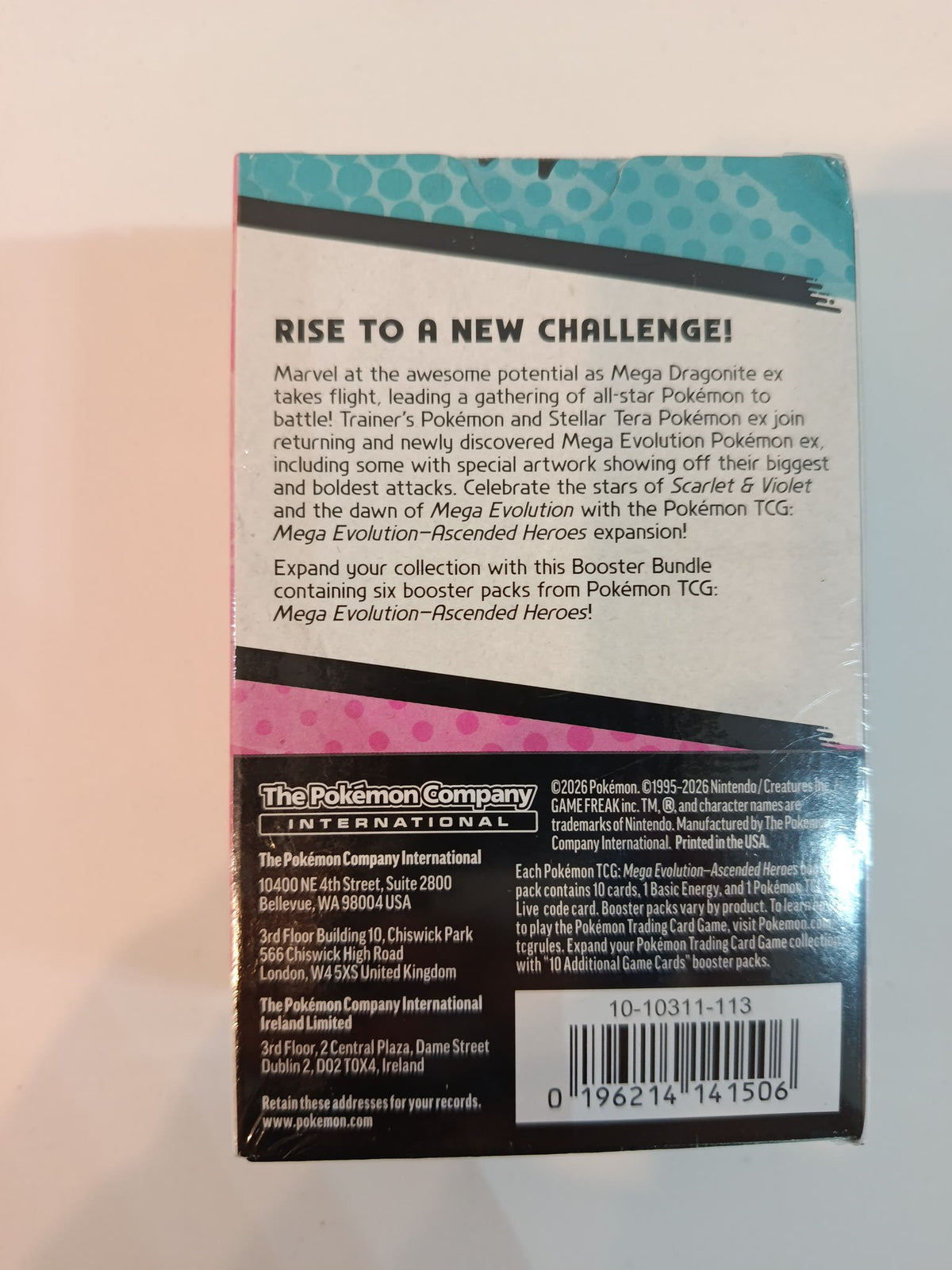 Pokemon Mega Evolution Ascended Heroes Mega Dragonite ex Booster Bundle 2026 (English) - view 2
