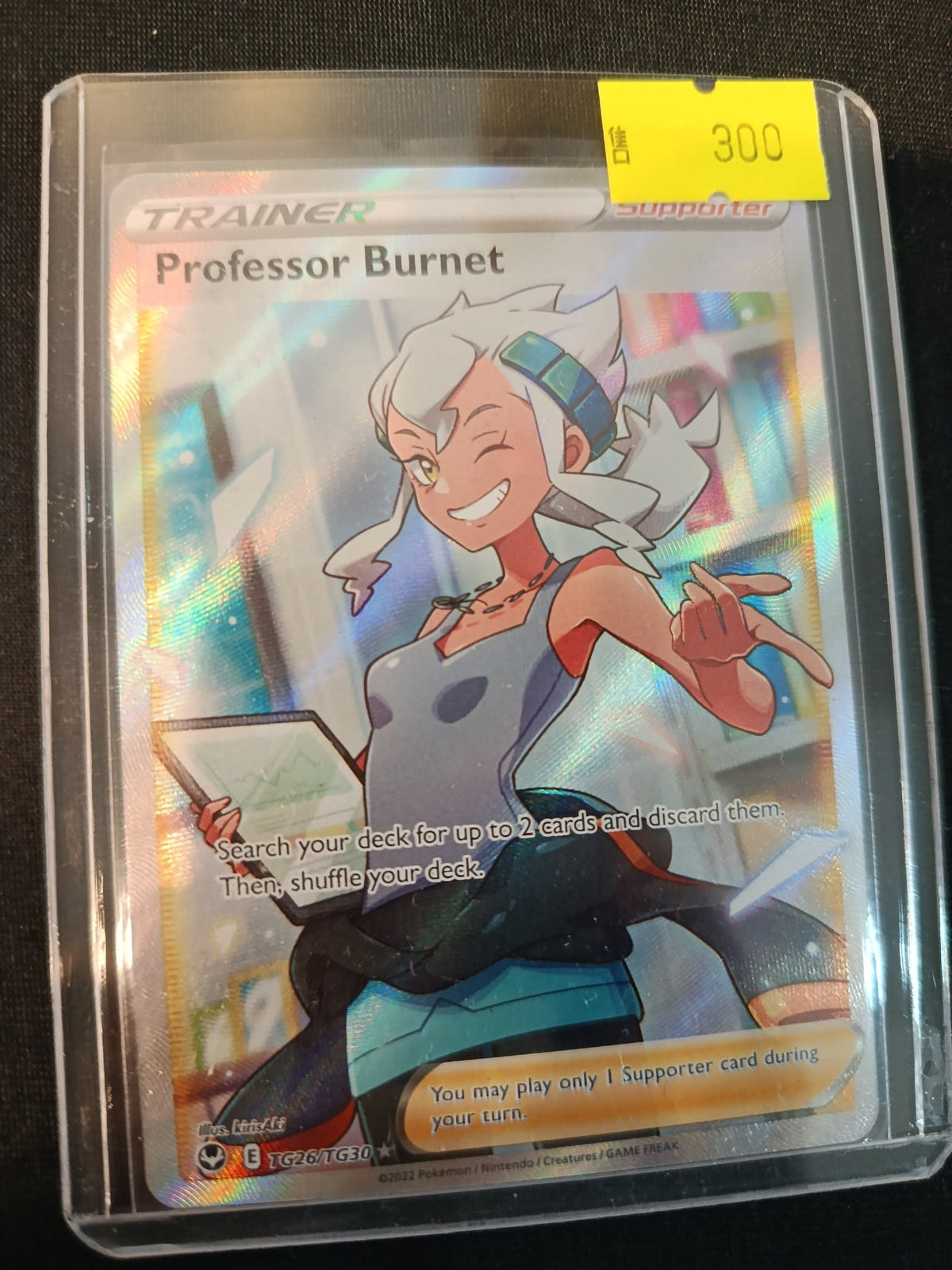 Pokemon Professor Burnet Silver Tempest (TG26/TG30) #TG26/TG30 2022 (English) TG26/TG30