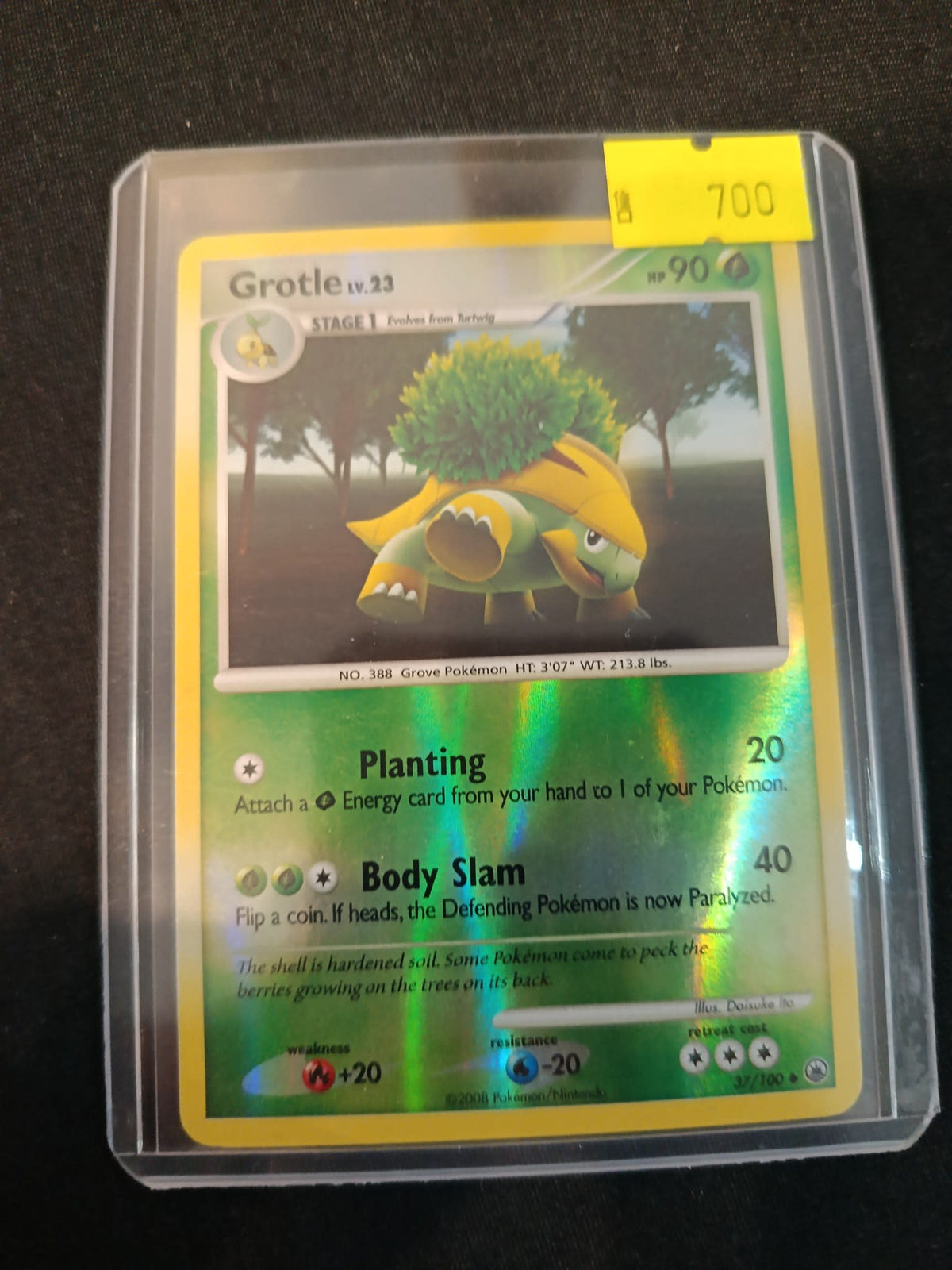 Pokemon Grotle Majestic Dawn #37/100 2008 (English)