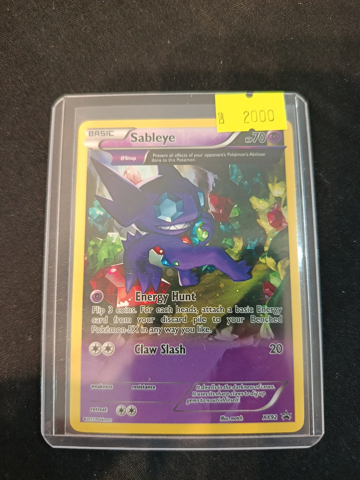 Pokemon Sableye XY Promos #XY92 2015 (English)