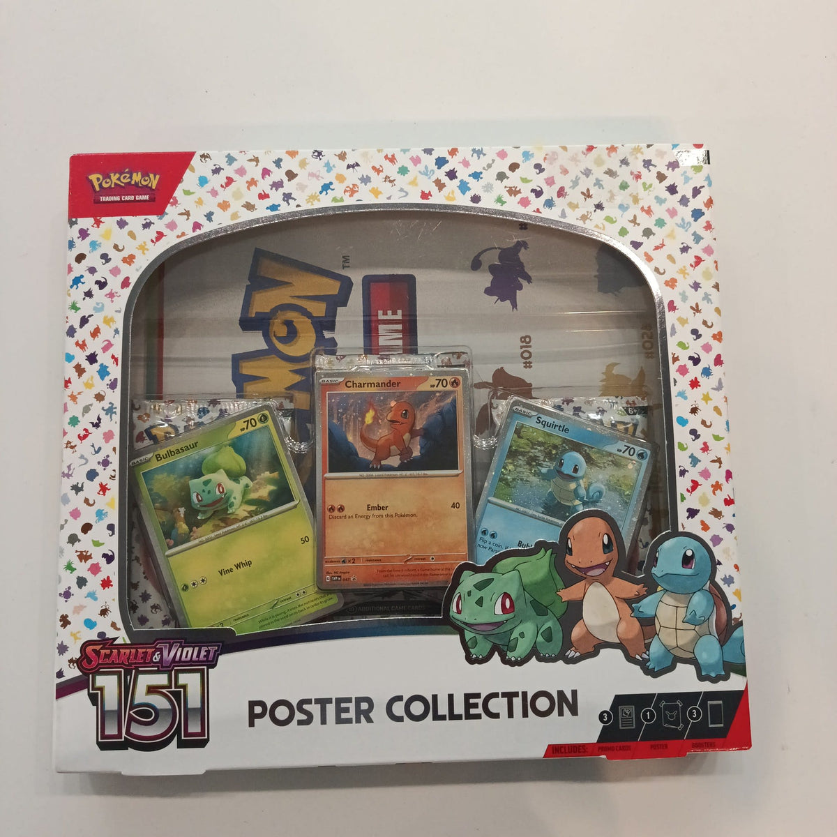 2023 Pokemon TCG Scarlet & Violet Bulbasaur, Charmander, Squirtle