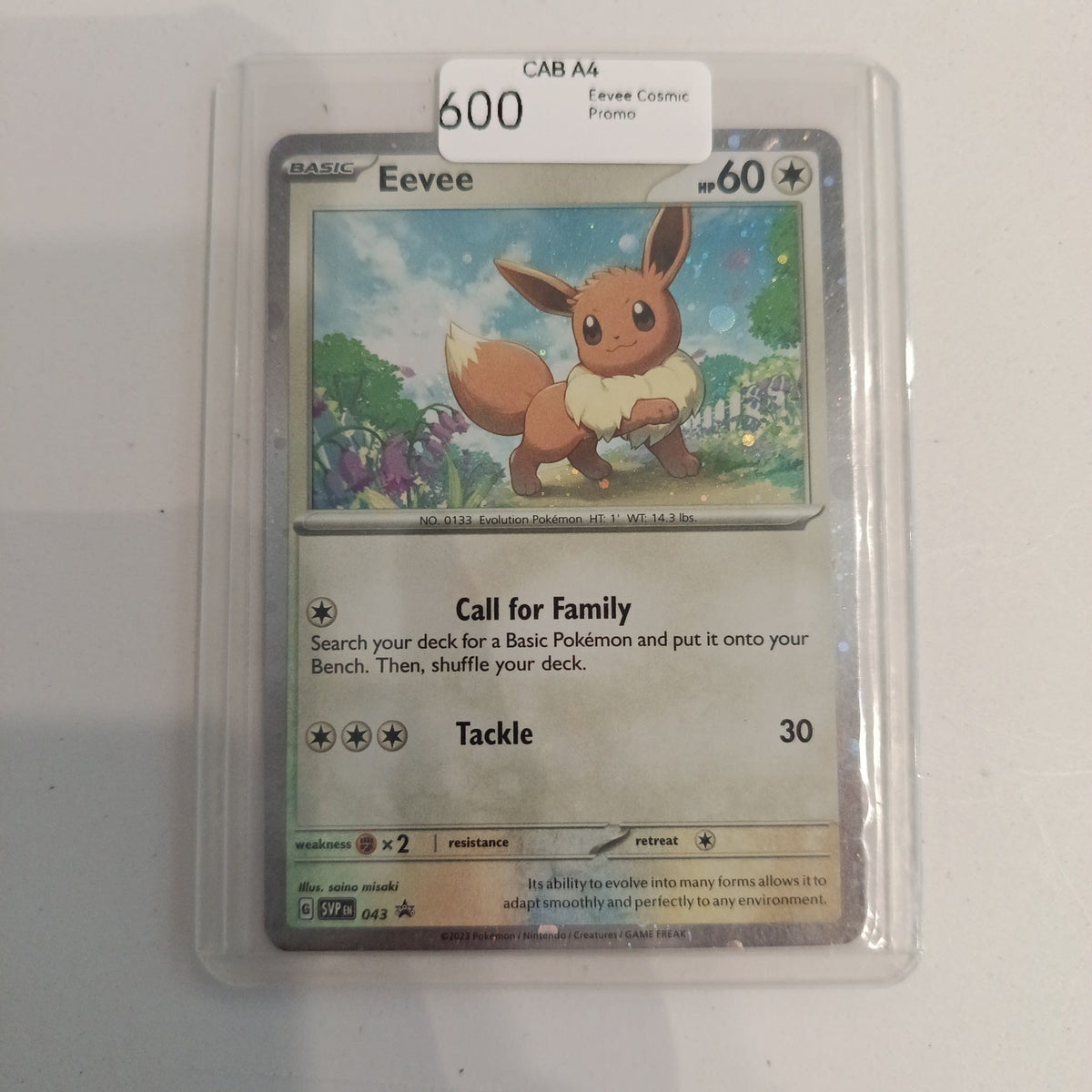 Pokemon Eevee SVP EN (Scarlet & Violet Black Star Promos) #043 2023 (English)