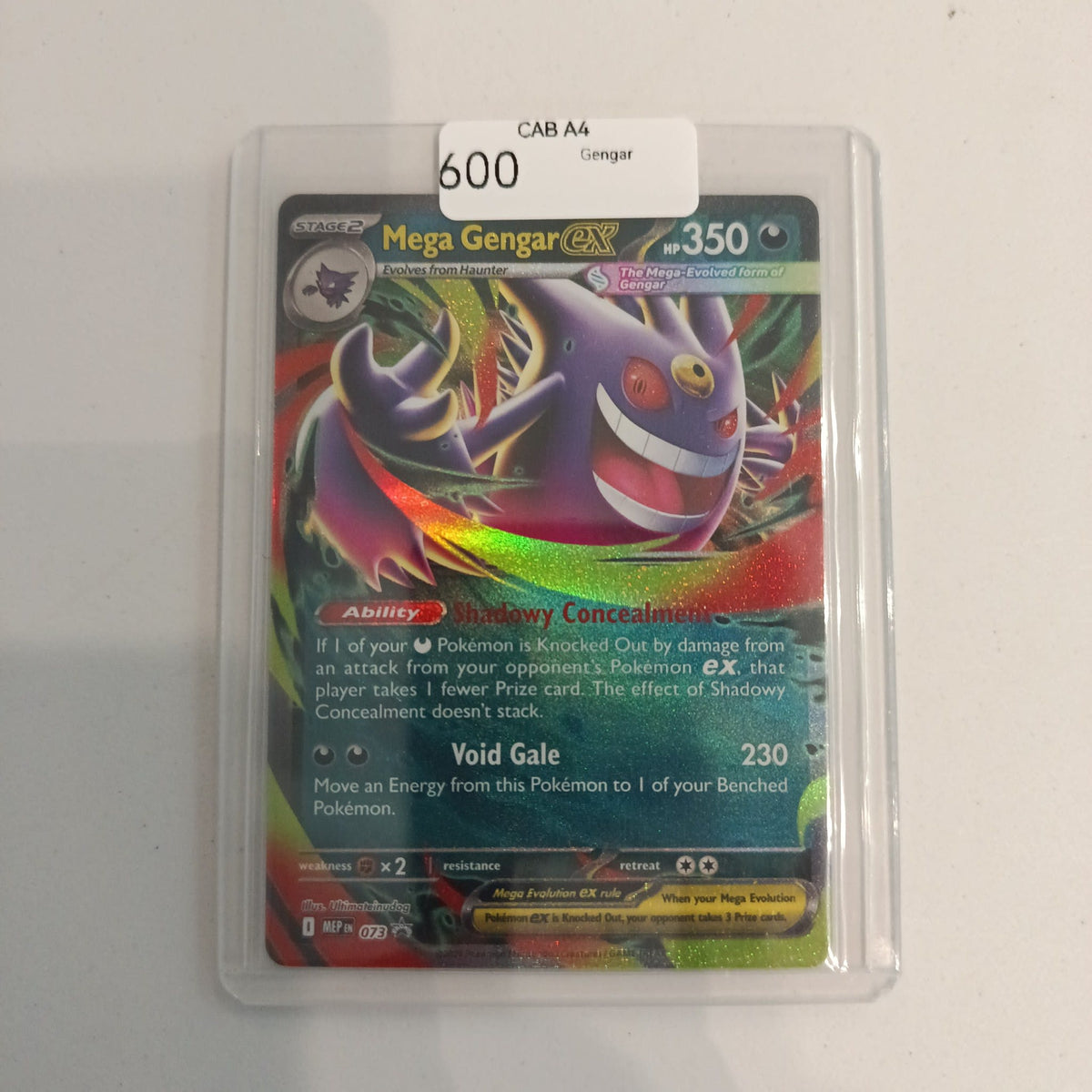 The Pokémon Company Flashfire Mega Gengar #60 Gengar CAB 6.00