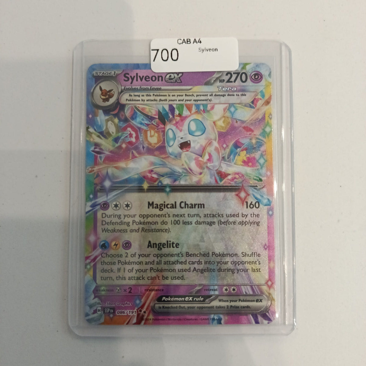 Pokemon Sylveon ex Scarlet & Violet Promo (SSP) #096/191 2024 (English)