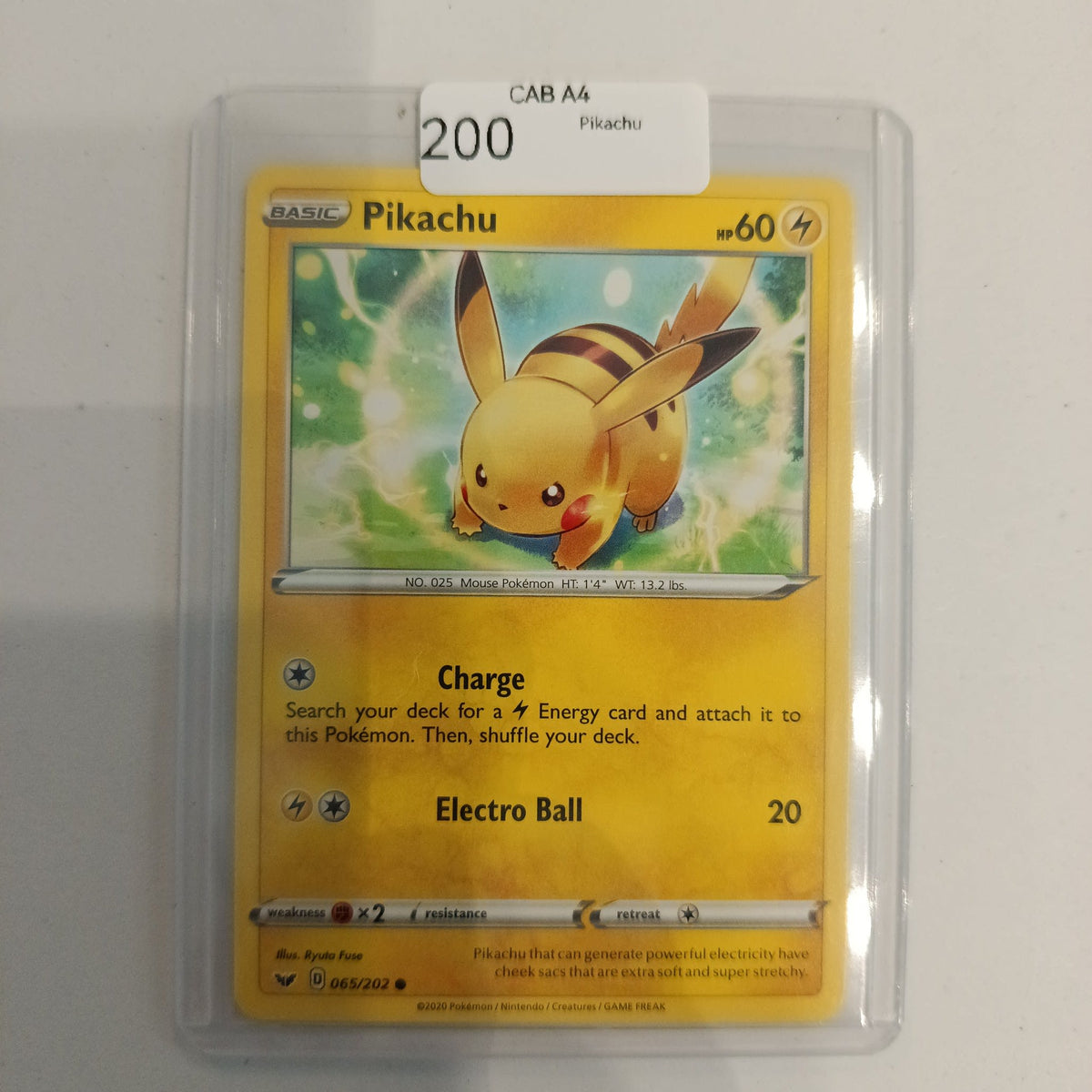 Pokemon Pikachu Evolving Skies #065/202 2020 (English)