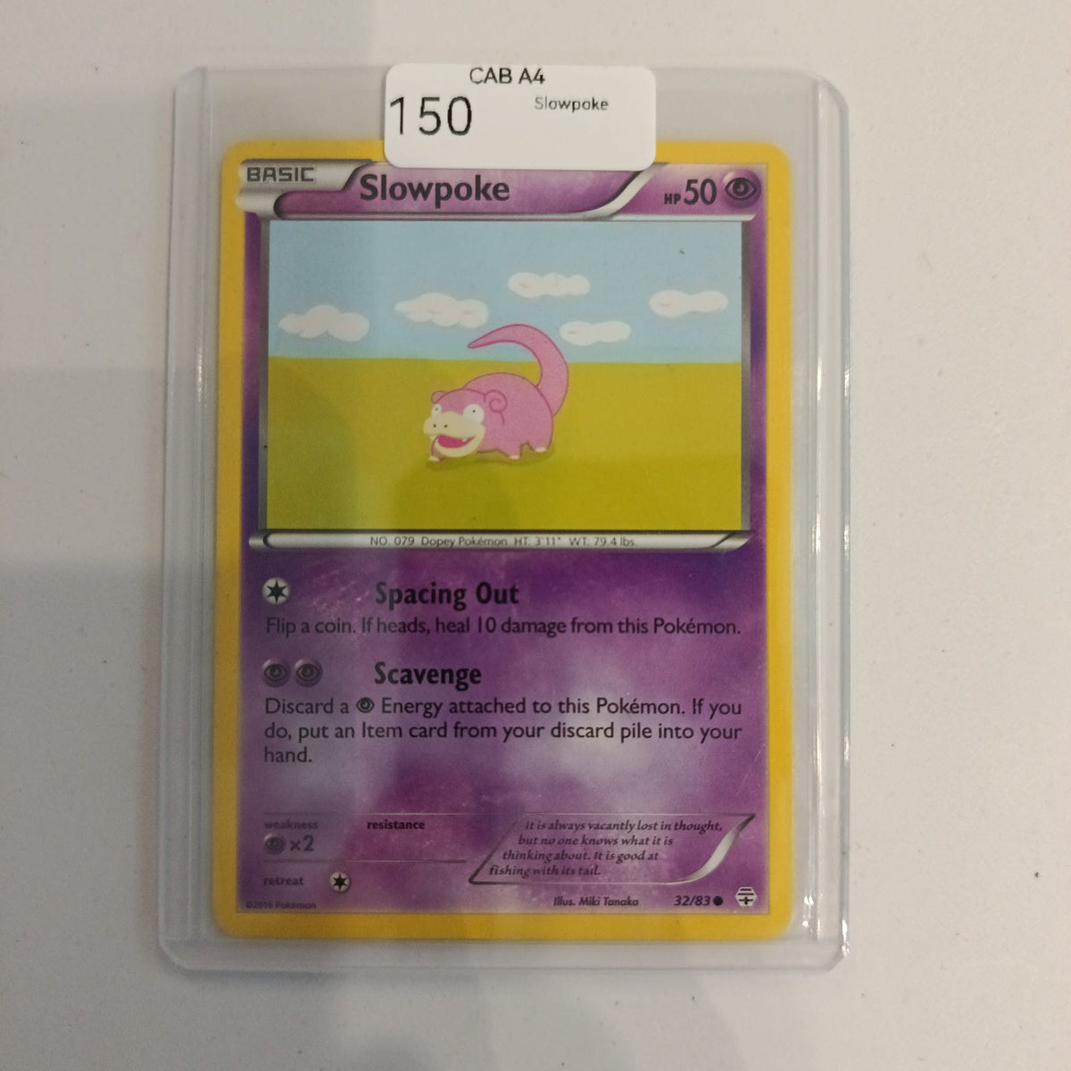 Pokemon Slowpoke BREAKpoint #32/83 2016 (English)