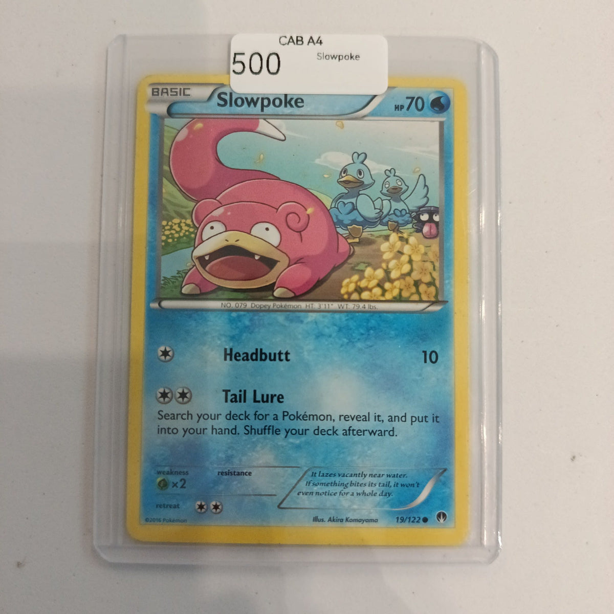 Pokemon Slowpoke BREAKpoint #19/122 2016 (English)