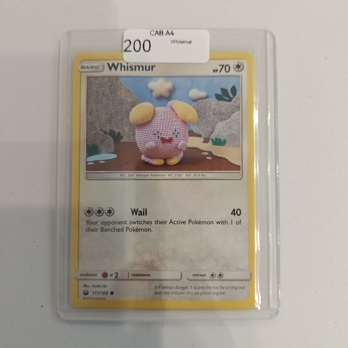 Pokemon Whismur Celestial Storm #117/168 2018 (English)