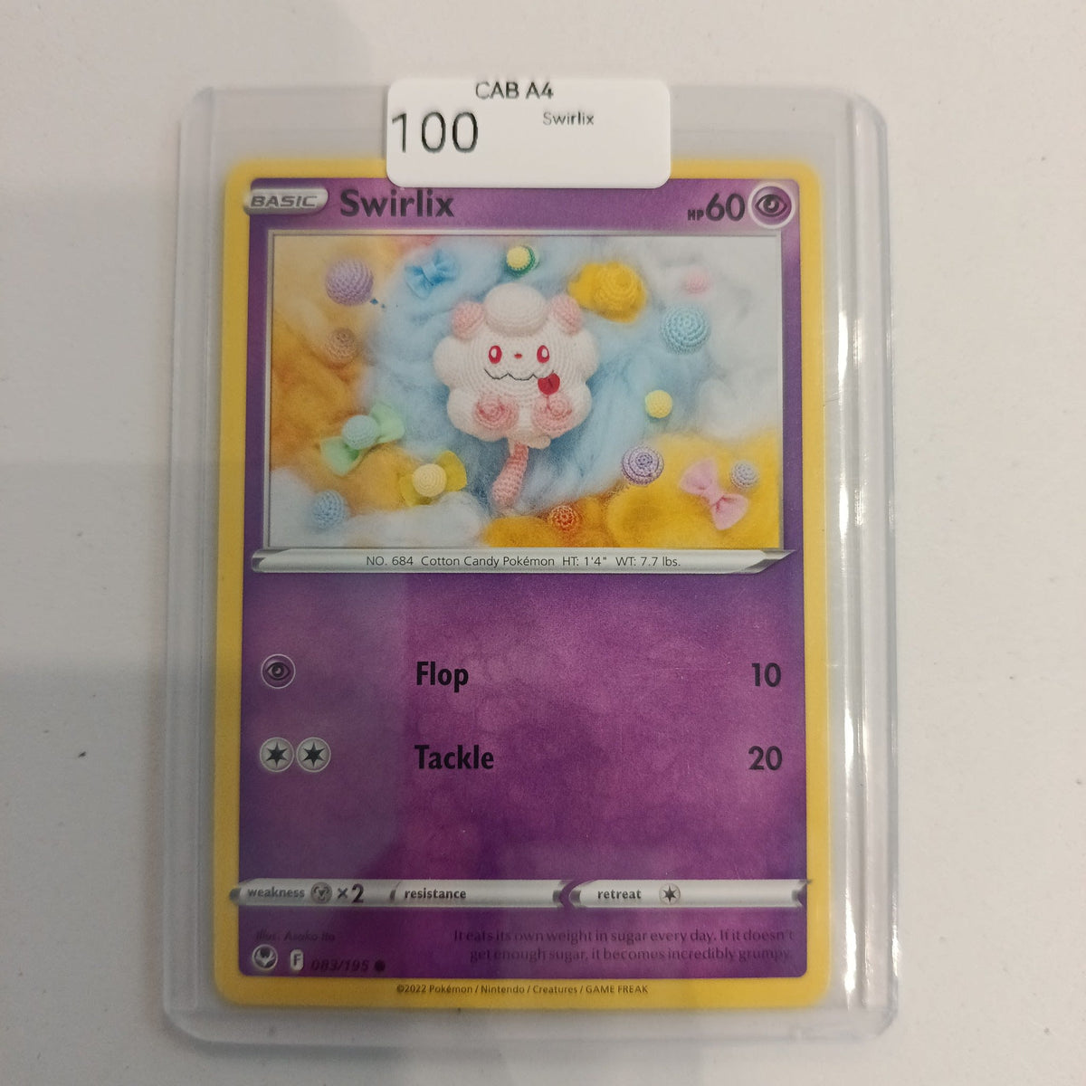084/185 Swirlix #684 CAB A4
