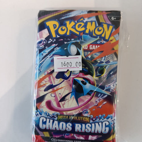 Pokemon Mega Evolution Chaos Rising Mega Swampert Booster Pack (English)