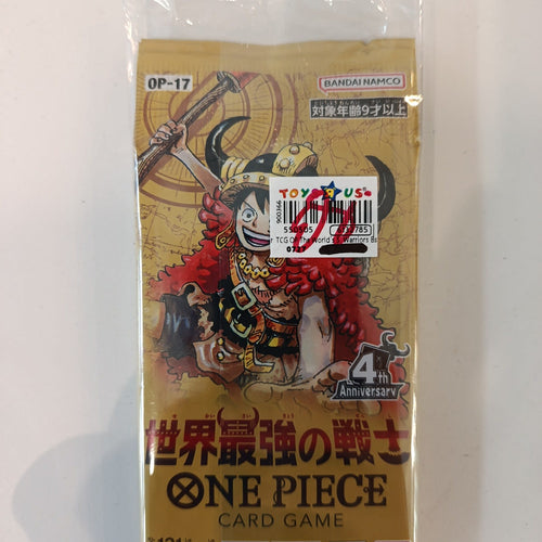 One Piece OP-17 World's Strongest Warriors Monkey D. Luffy Booster Pack 2025 (Japanese)