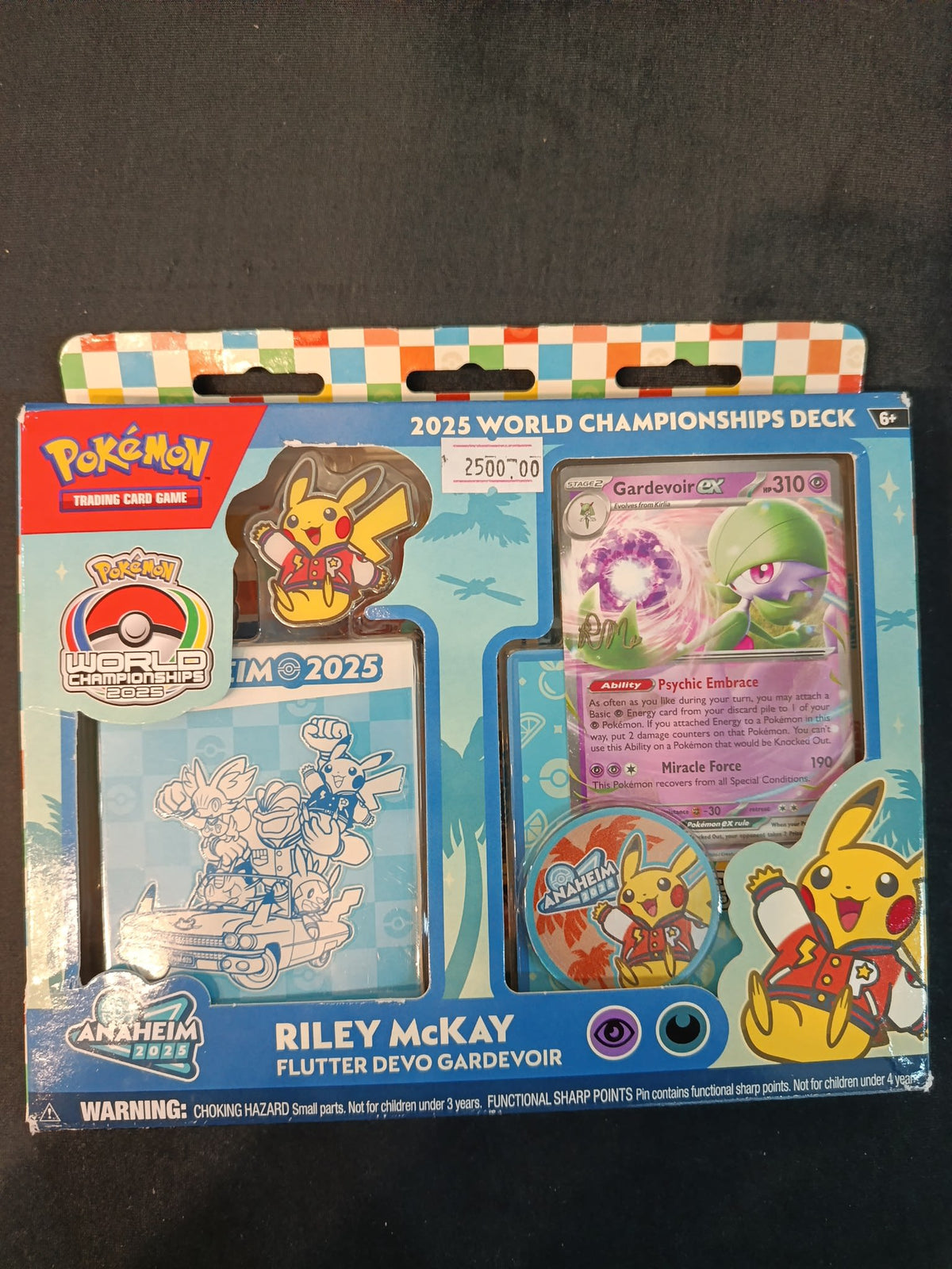 Pokemon 2025 World Championships Deck Gardevoir ex Championship Deck 2025 (English)