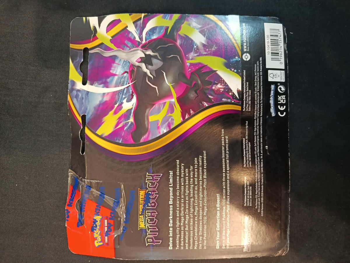 Pokemon Mega Evolution Pitch Black Binacle Blister (English) - view 2