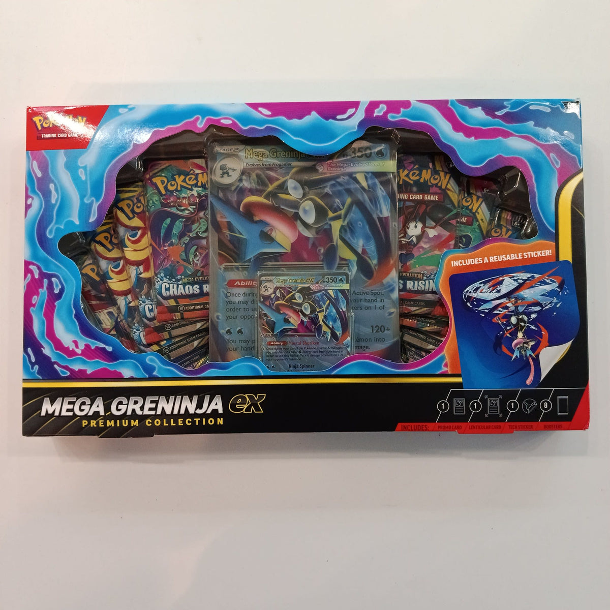 Pokemon Mega Greninja ex Premium Collection Mega Greninja ex Collection Box (English)