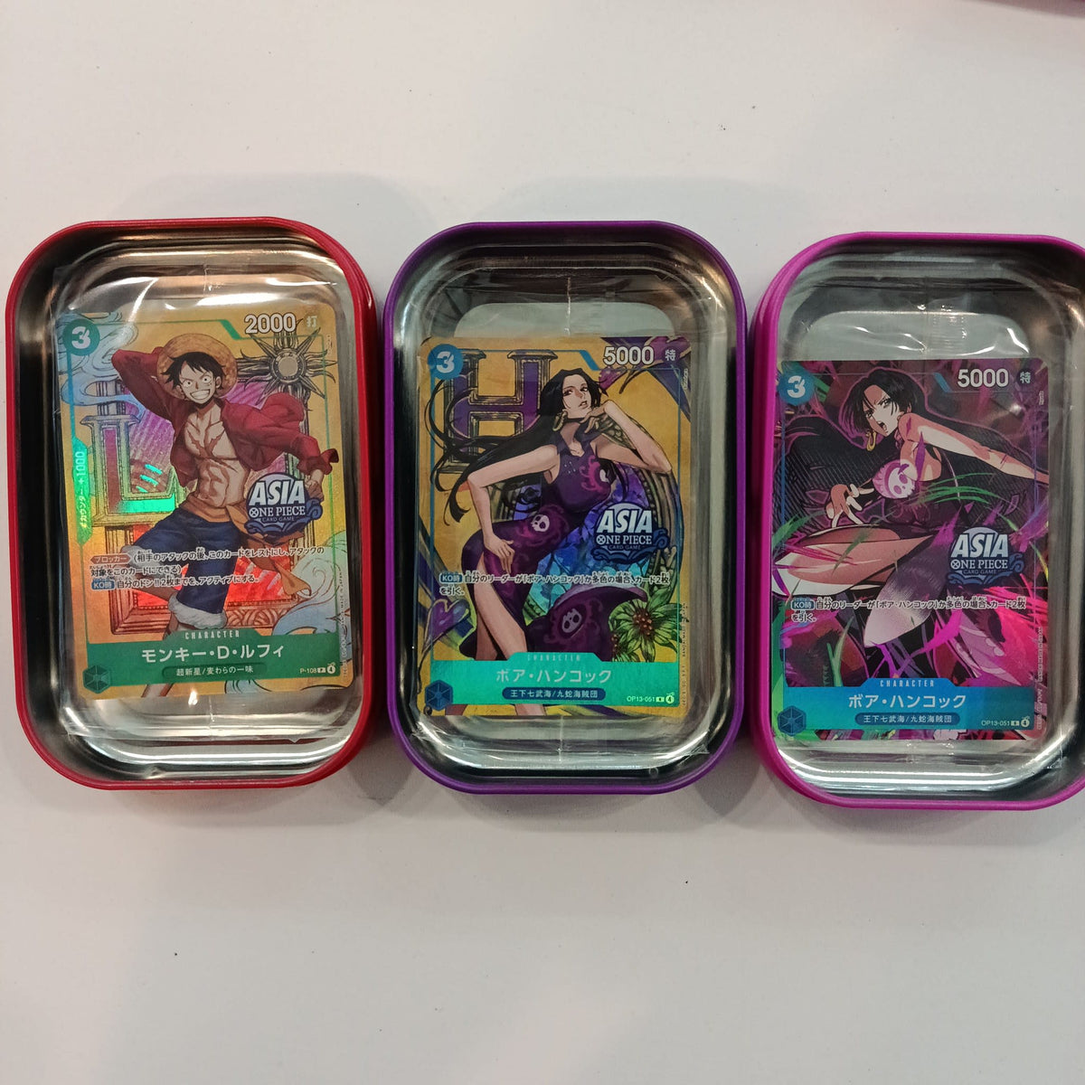 One Piece One Piece Card Game Monkey D. Luffy / Boa Hancock Tin Box (English) - view 2
