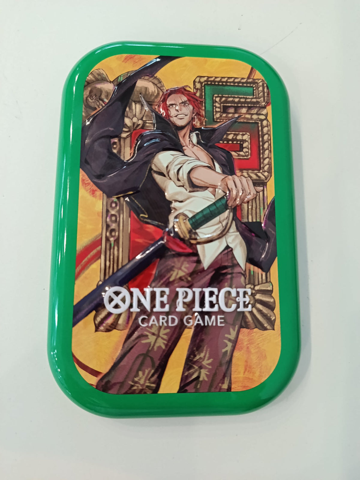 One Piece OP-12 Shanks Card Tin 2024 (Japanese)