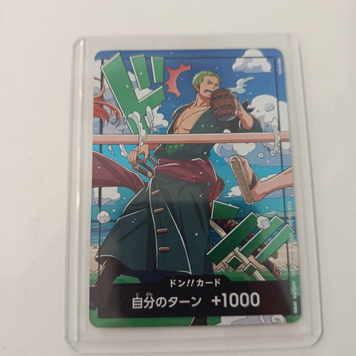 One Piece Roronoa Zoro DON!! Card (Japanese)