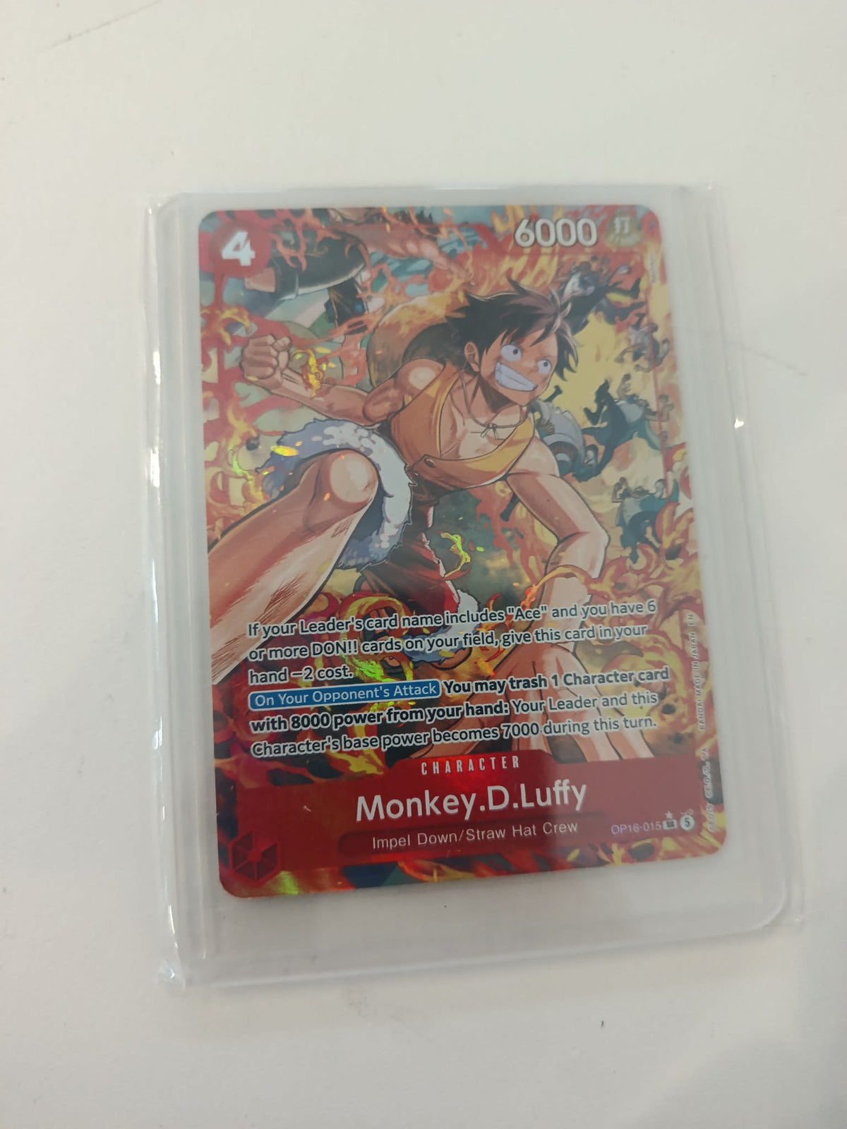 One Piece Monkey D. Luffy OP-18 #015 2025 (English)