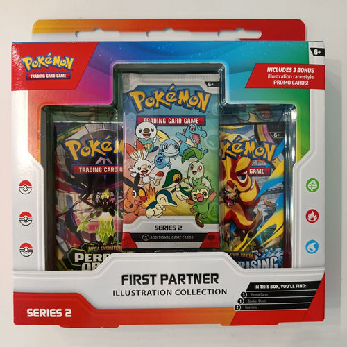 Pokemon First Partner Illustration Collection First Partner Pokemon Blister 2025 (English)