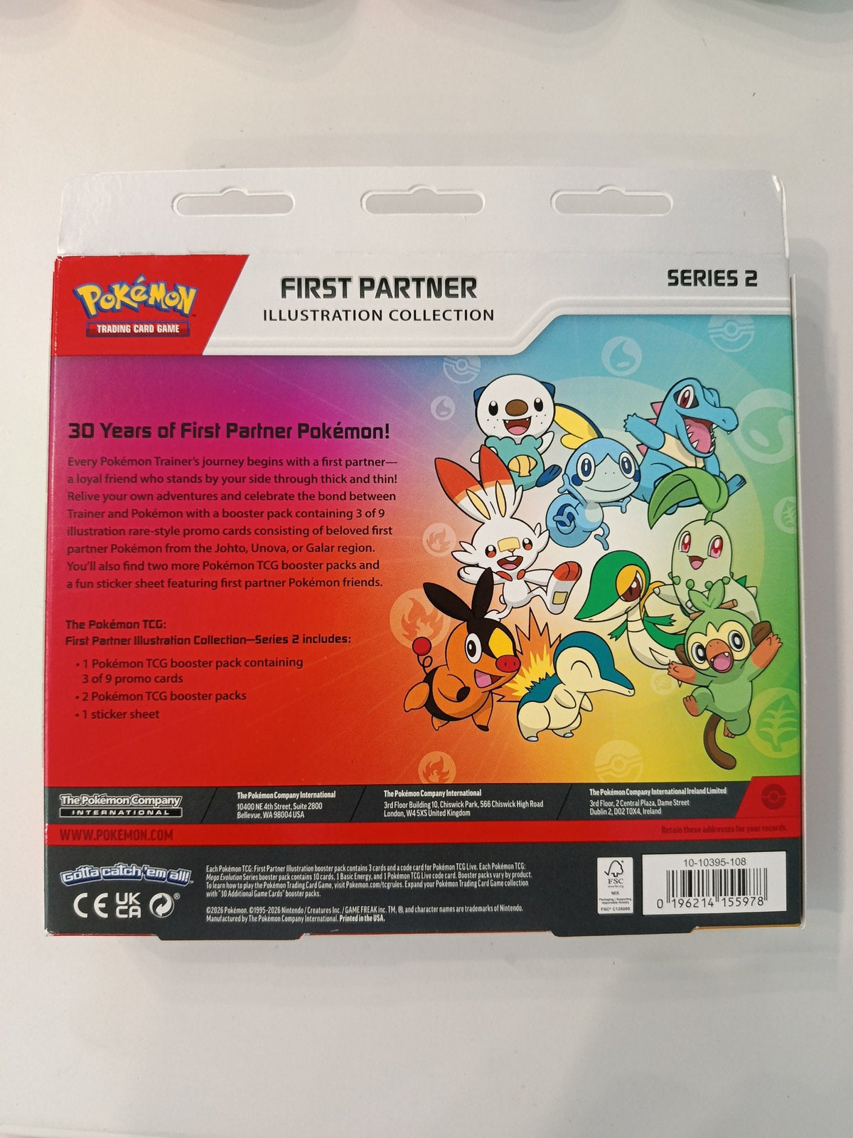 Pokemon First Partner Illustration Collection First Partner Pokemon Blister 2025 (English) - view 2