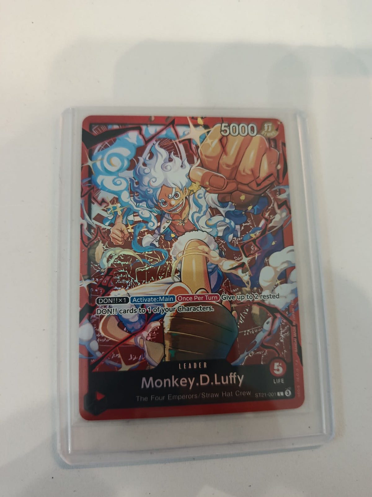 One Piece Monkey D. Luffy ST-21 #ST21-001 (English)