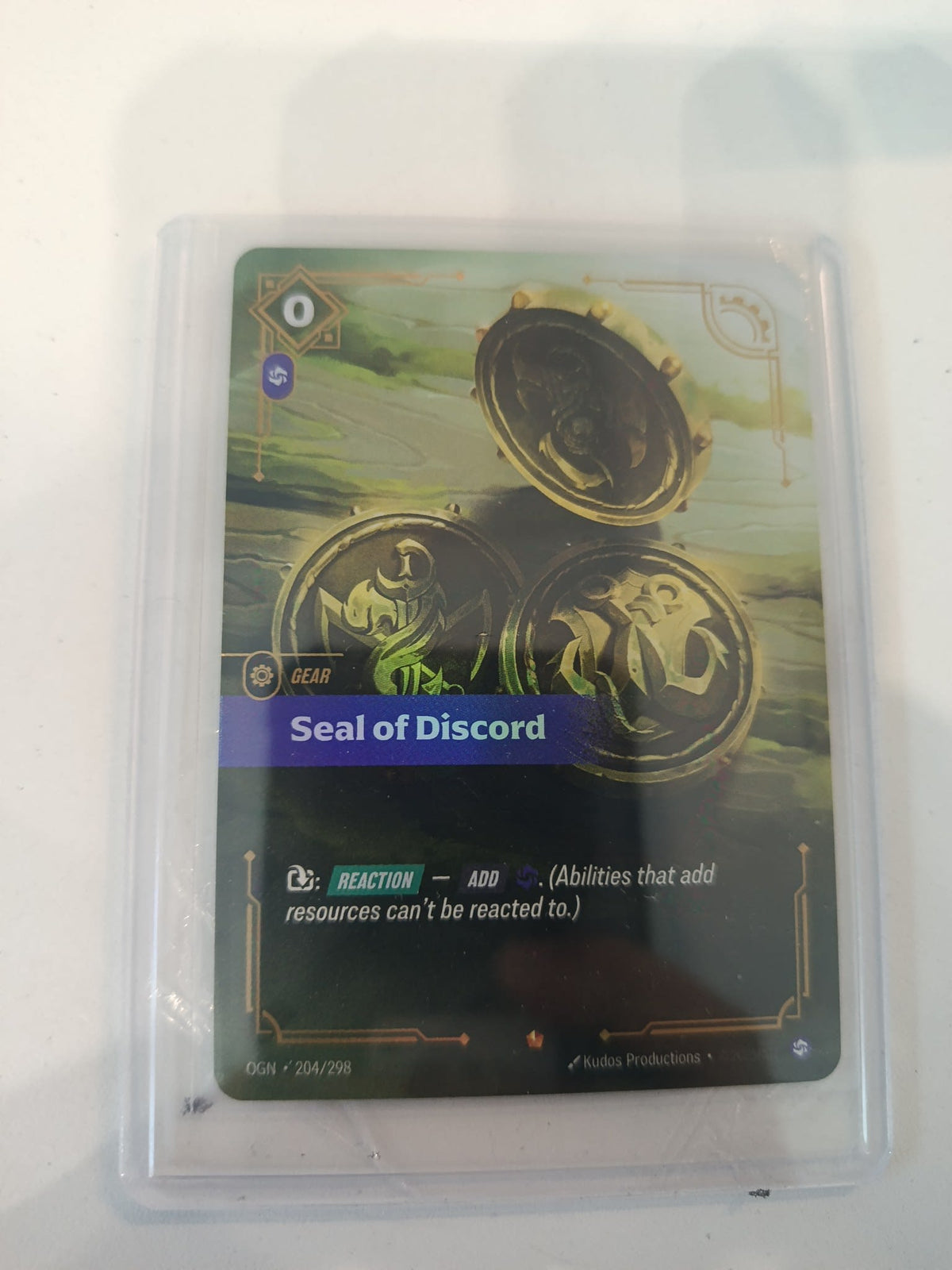 Grand Archive Seal of Discord OGN #204/298 (English)