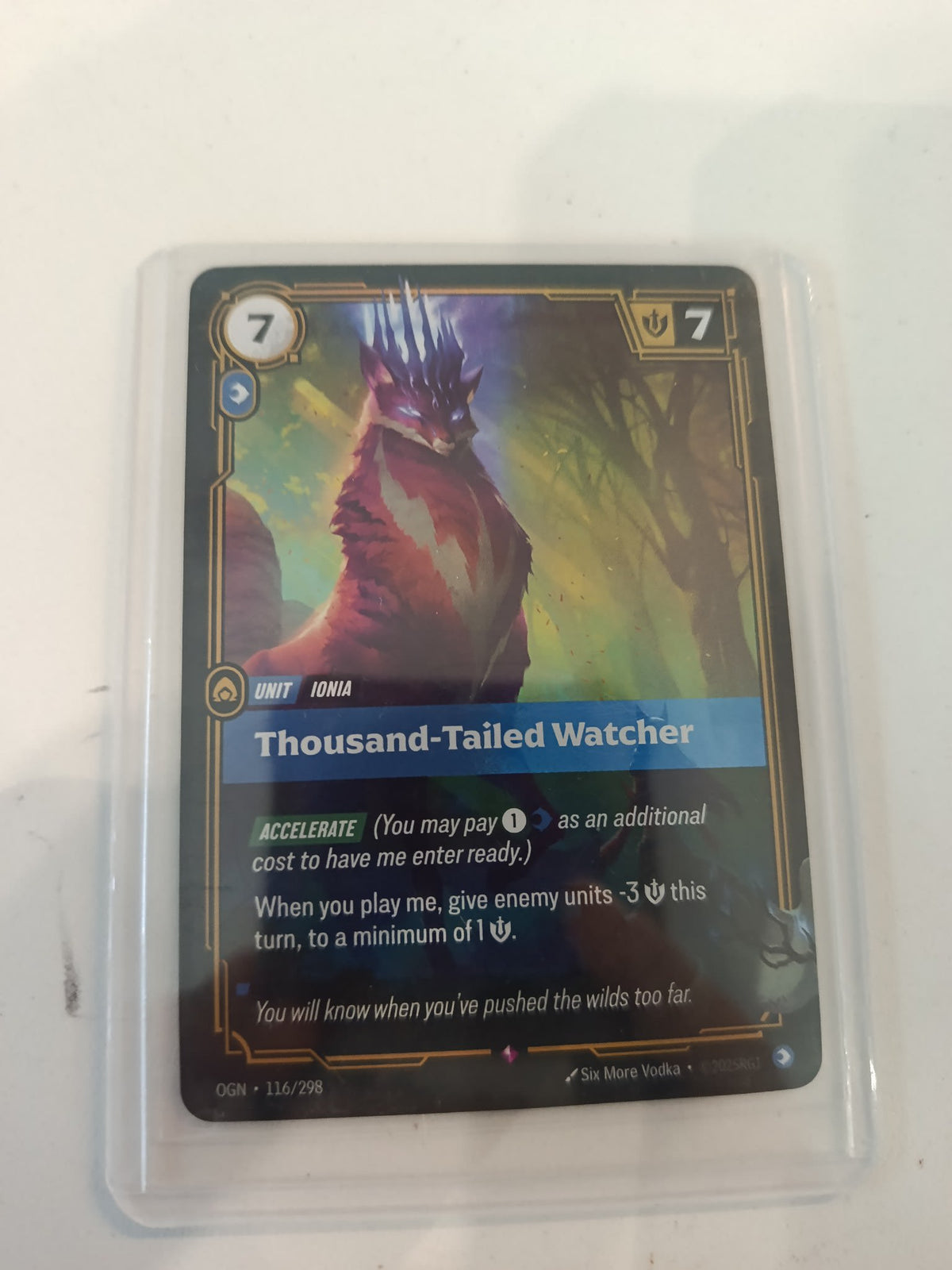 Legends of Runeterra Thousand-Tailed Watcher OGN - Foundations #116/298 2024 (English) 116