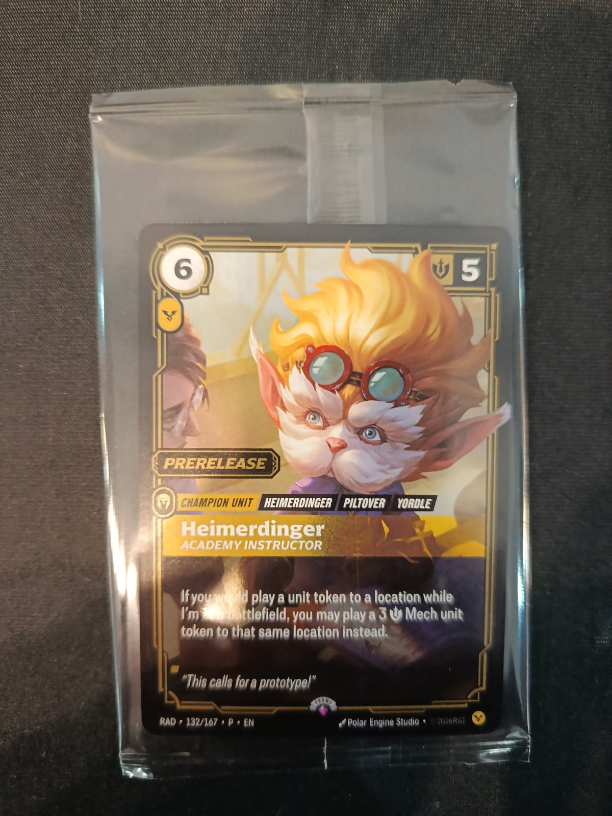 League of Legends Heimerdinger RAD #132/167 2026 (English)