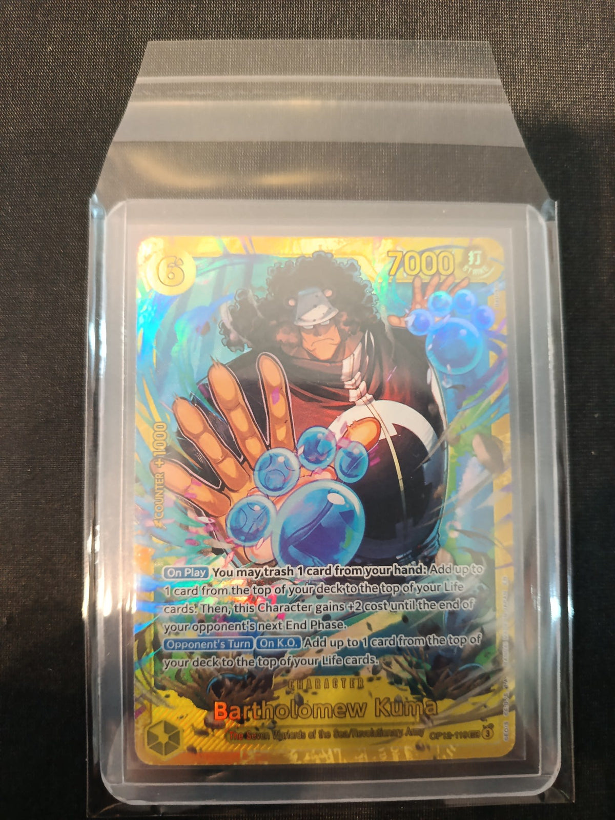 One Piece Bartholomew Kuma OP19 #OP19-116SR (English)
