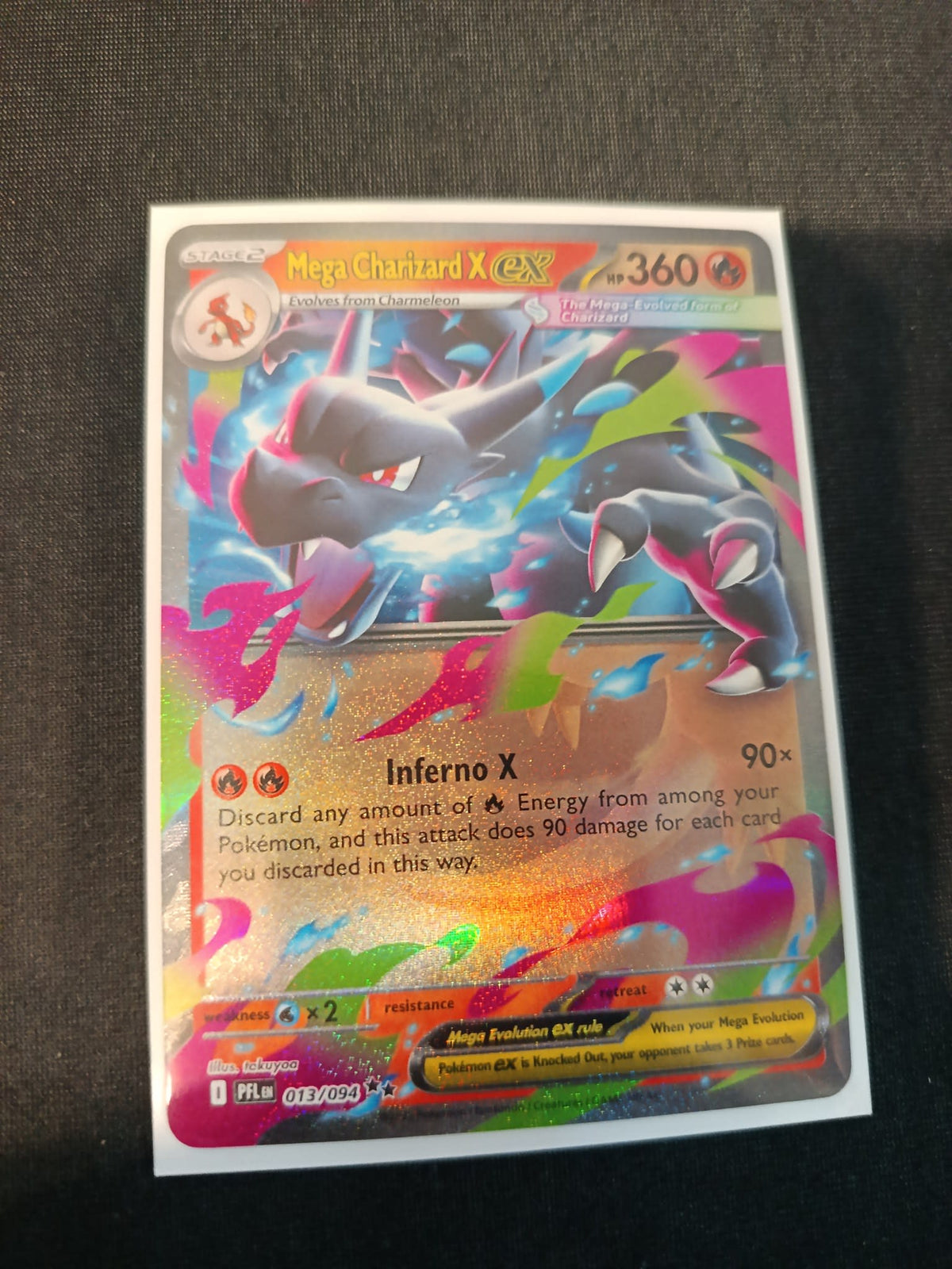 Pokemon Mega Charizard X ex Paldean Fates (PFL) #013/094 (English)