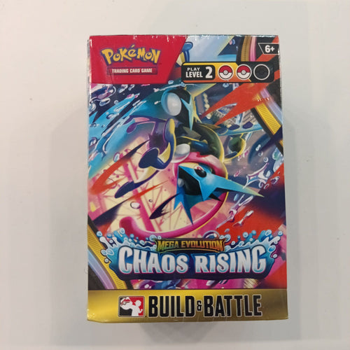 Pokemon Mega Evolution Chaos Rising Mega Sharpedo Build & Battle Box 2025 (English)