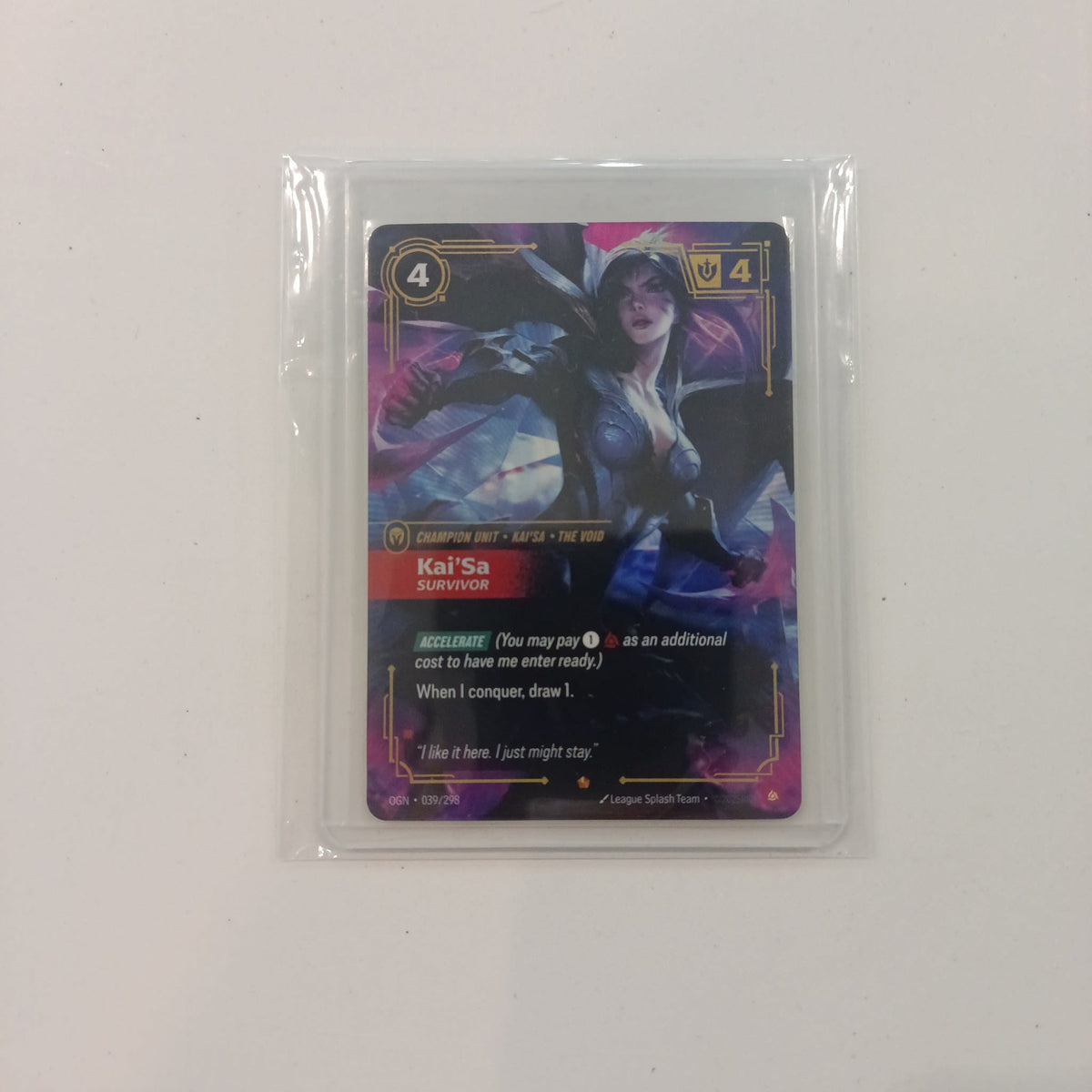 Altered TCG Kai'Sa League of Legends Crossover (OGN) #039/298 (English)