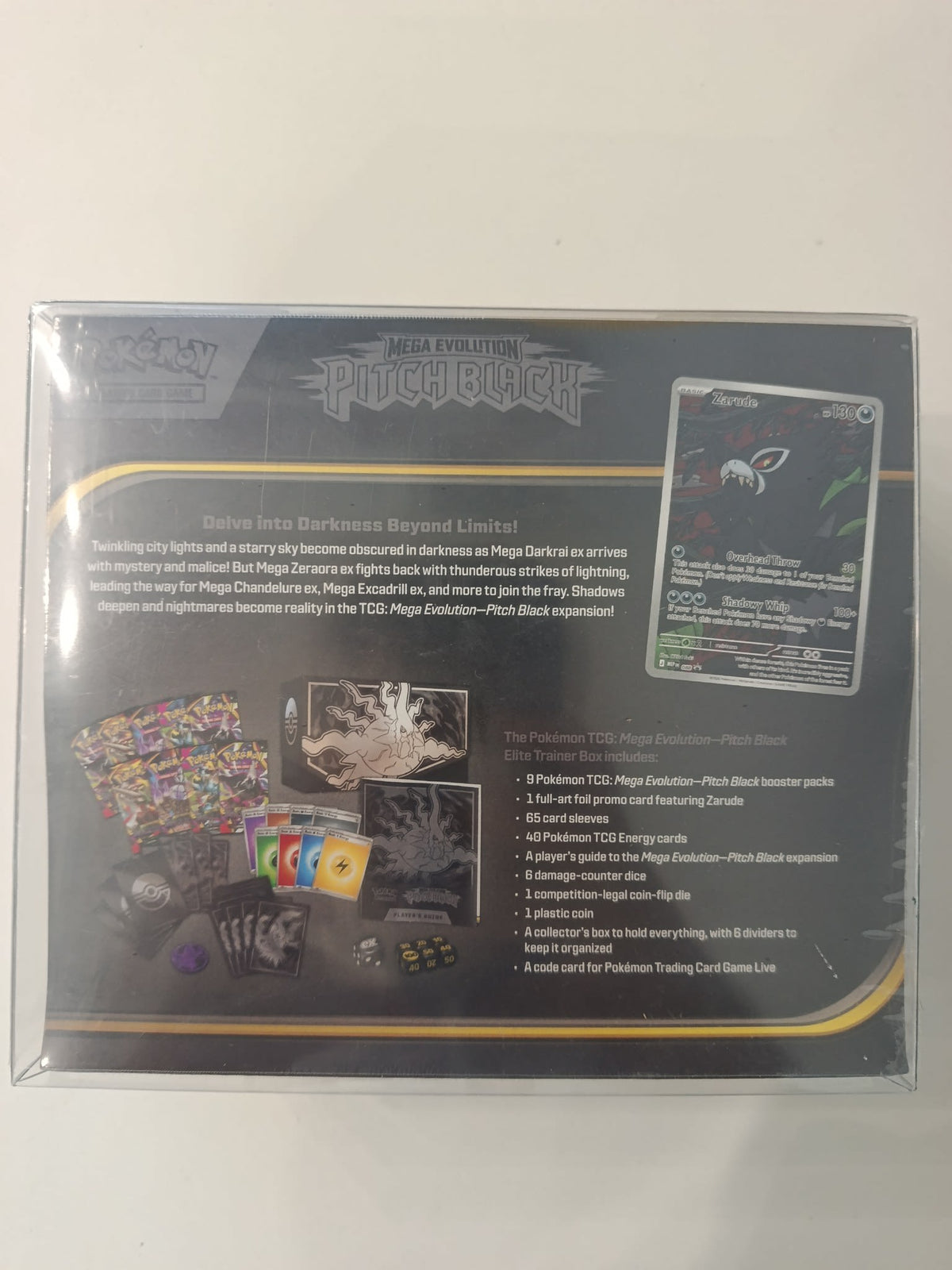 Pokemon Mega Evolution Pitch Black Zarude Elite Trainer Box 2025 (English) - view 2