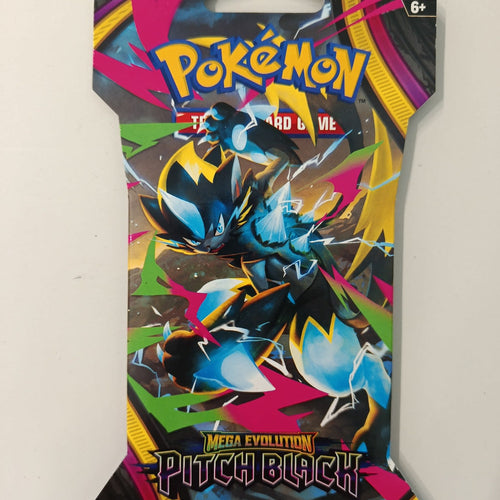 Pokemon Mega Evolution Pitch Black Mega Lucario Booster Pack 2025 (English)